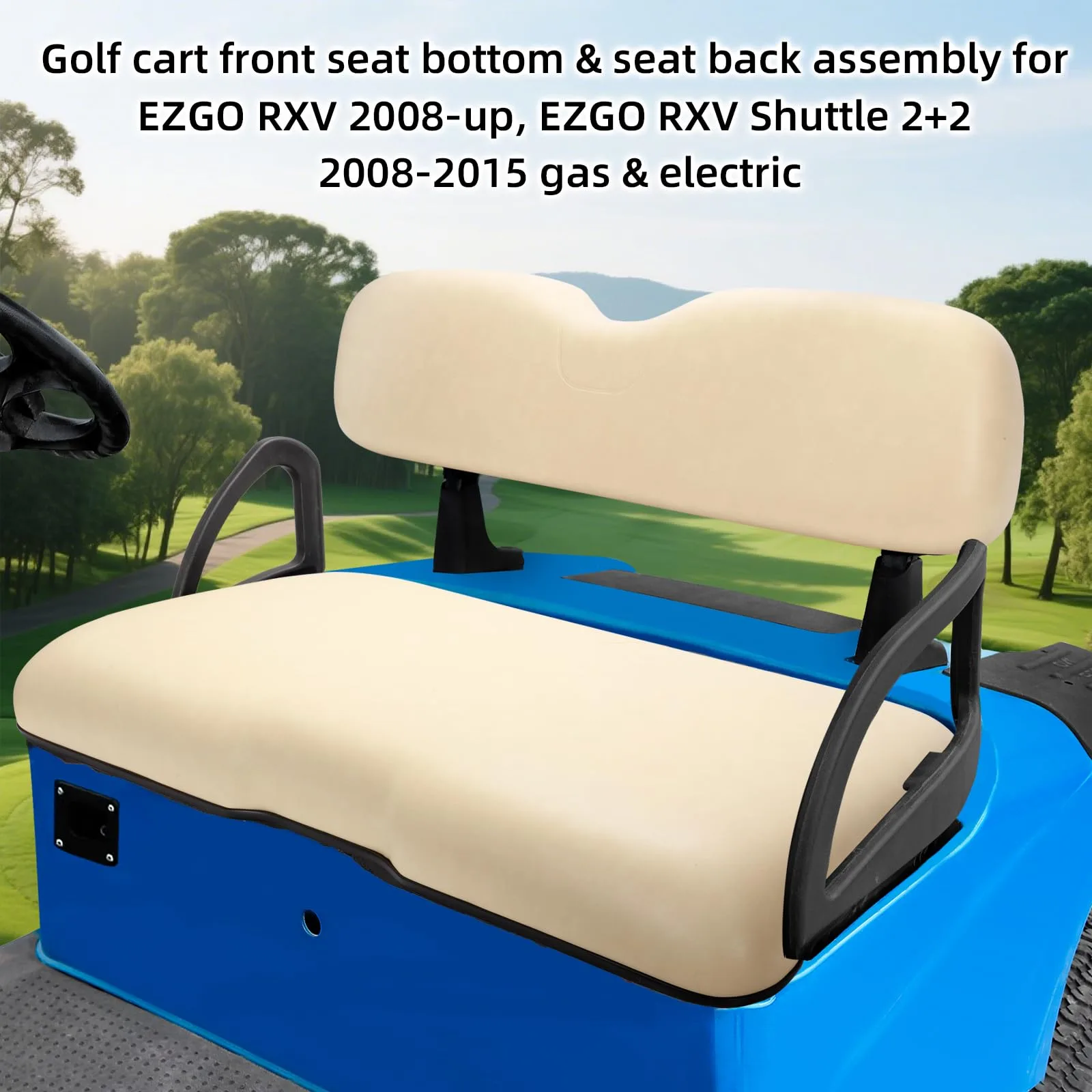 Roykaw Front Seat Cushion for E-Z-GO RXV - ROY0620 image 2