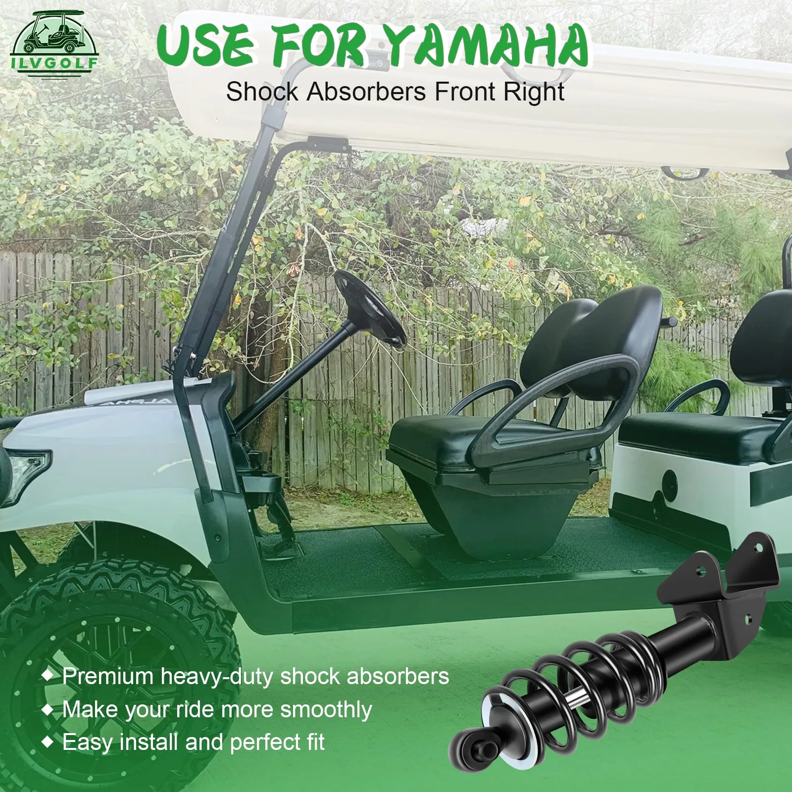 ILVGOLF Yamaha G29 Front Right Shock Absorber 2007-2016 image 4