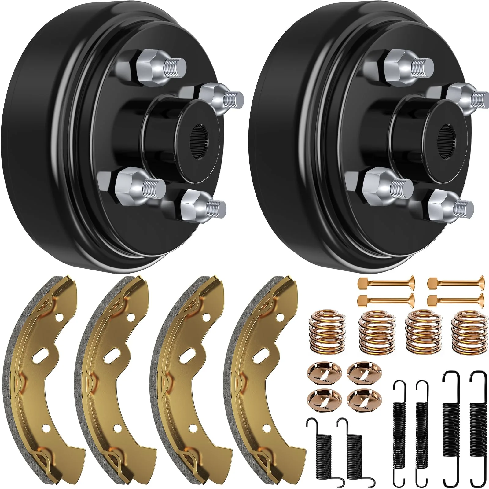 GODCTSUP Brake Drum and Shoe Kit for E-Z-GO TXT Electric