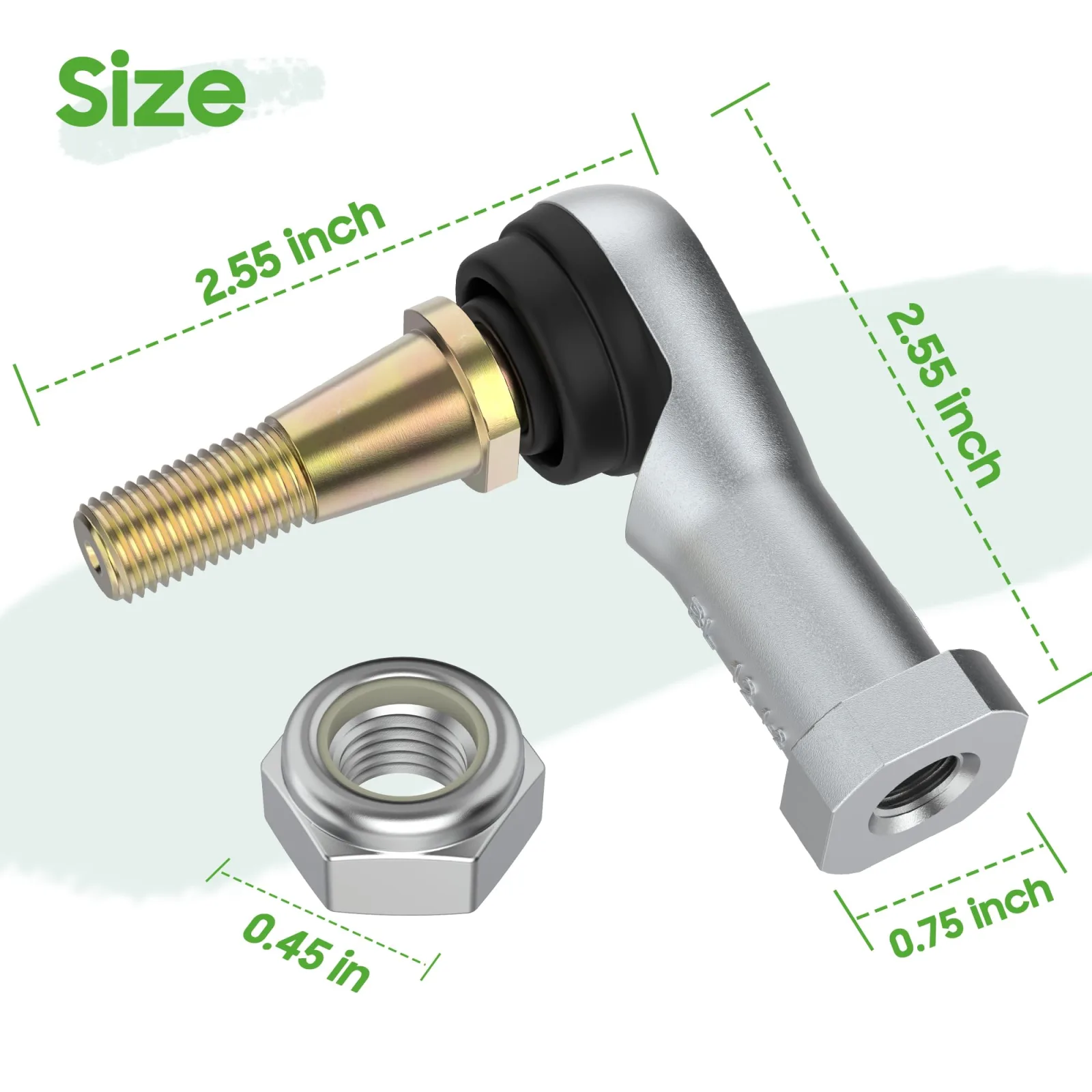 10L0L Ball Joint Tie Rod End Kit for E-Z-GO TXT image 4