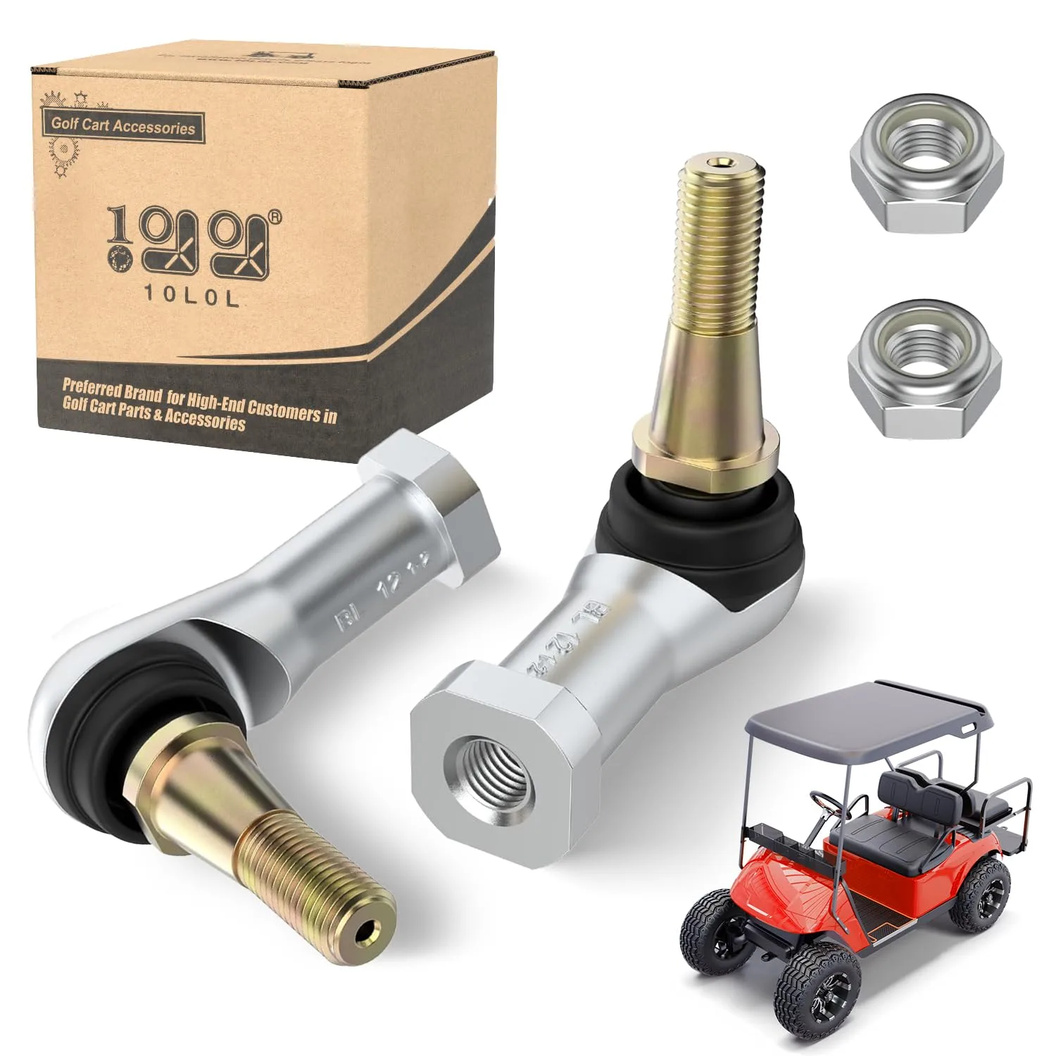 10L0L Ball Joint Tie Rod End Kit for E-Z-GO TXT