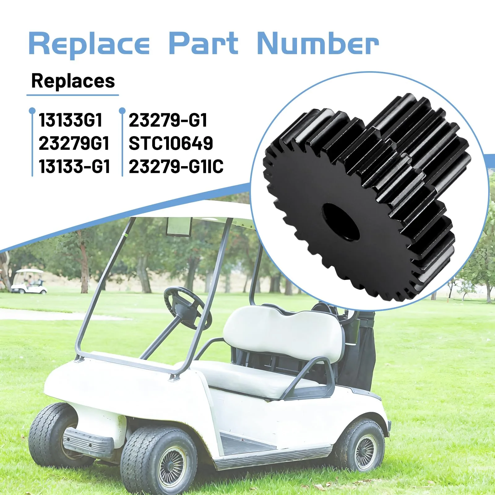 Aelvior Steering Reduction Gear for EZGO Golf Carts image 4