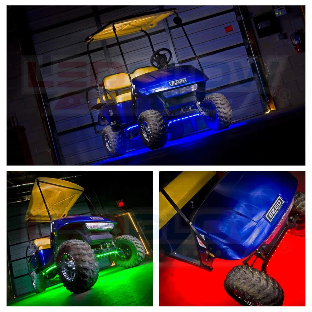 LEDGlow LU_7Golf Multi-Color Golf Cart Underglow Kit image 3