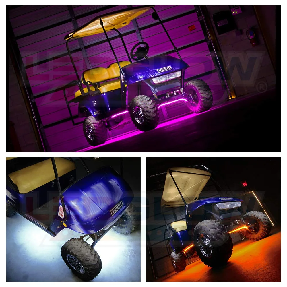 LEDGlow LU_7Golf Multi-Color Golf Cart Underglow Kit image 4