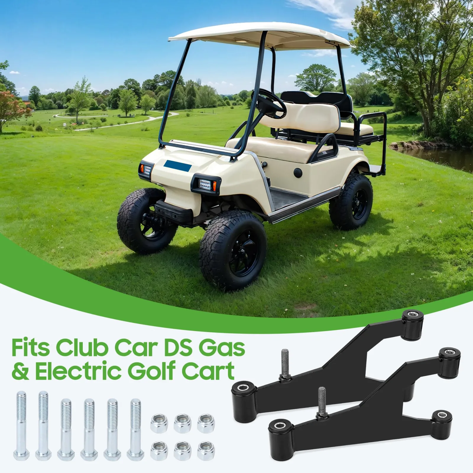 10L0L Delta A-Plate Assembly for Club Car DS image 3
