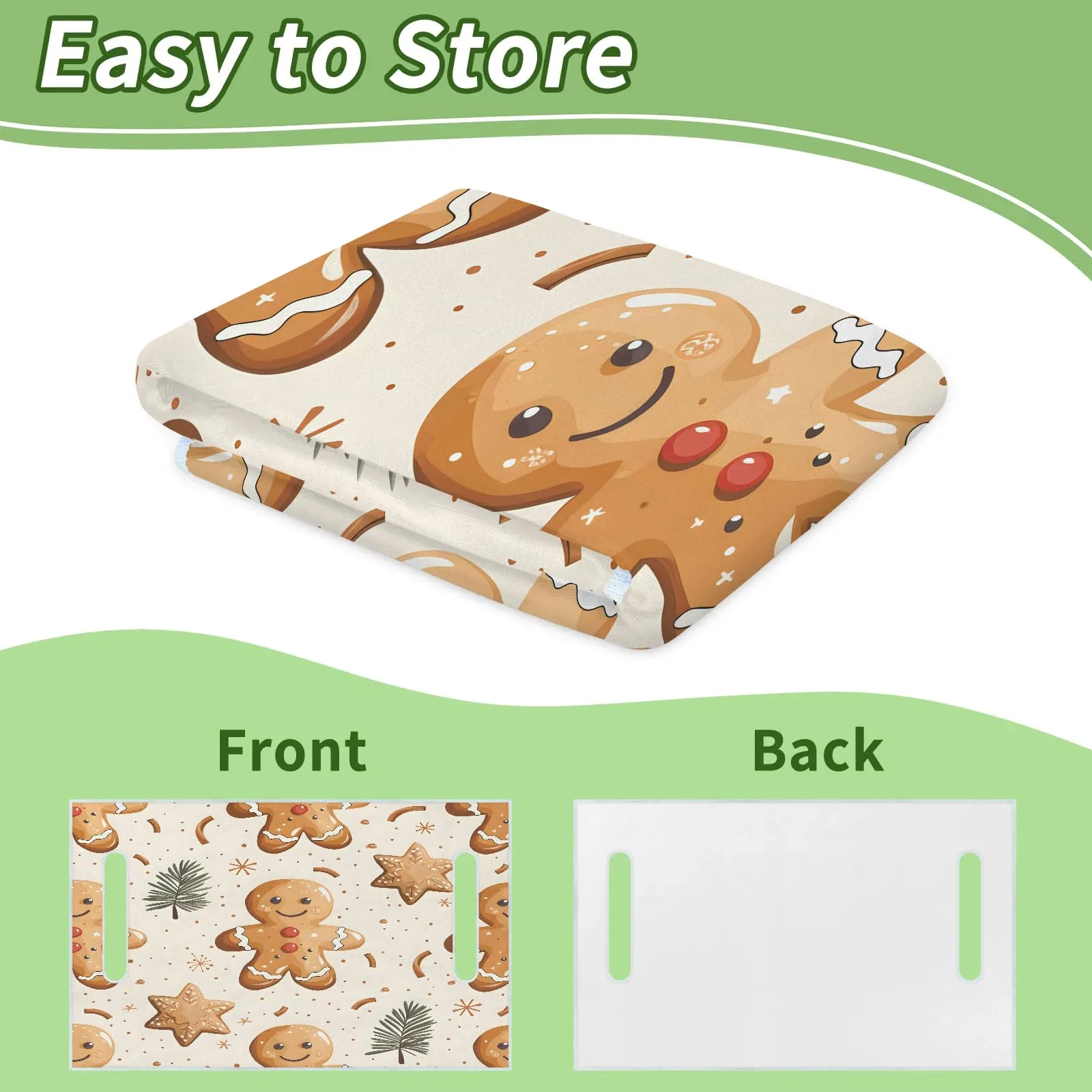 Tiveruda Gingerbread Pine Golf Cart Seat Cover image 4