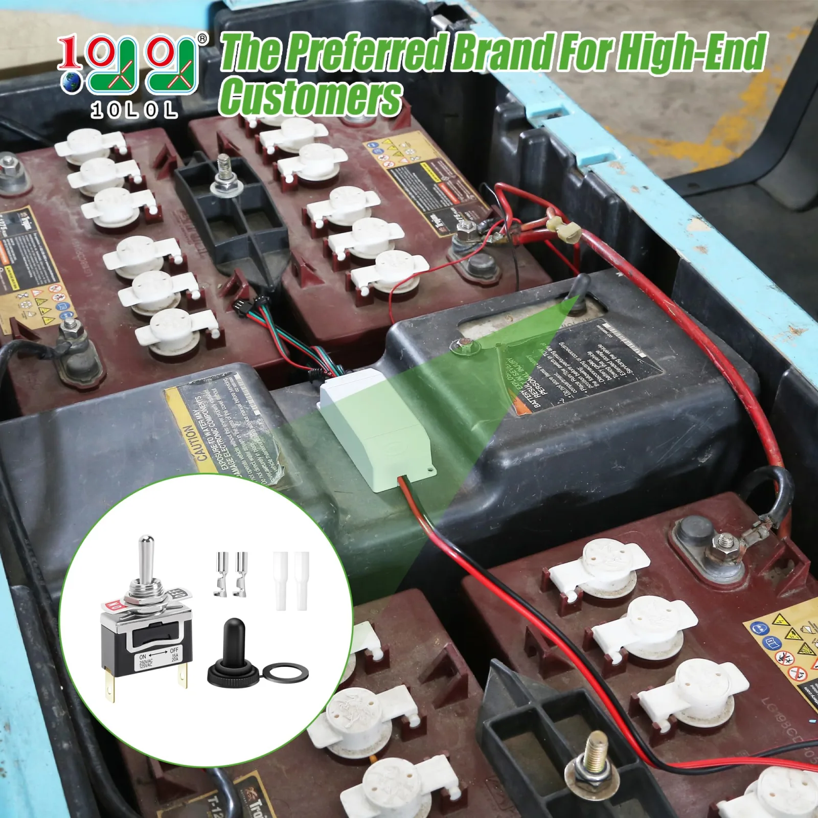 10L0L Run/Tow Switch for Club Car Precedent 2004-Up image 2