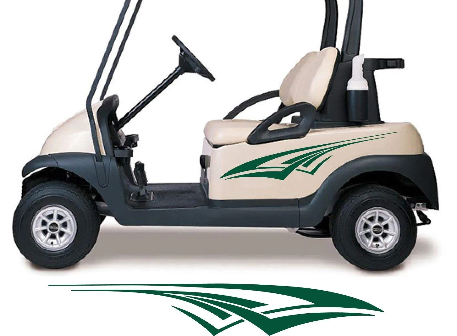 StickerChef GCA1216 Green Golf Cart Decal