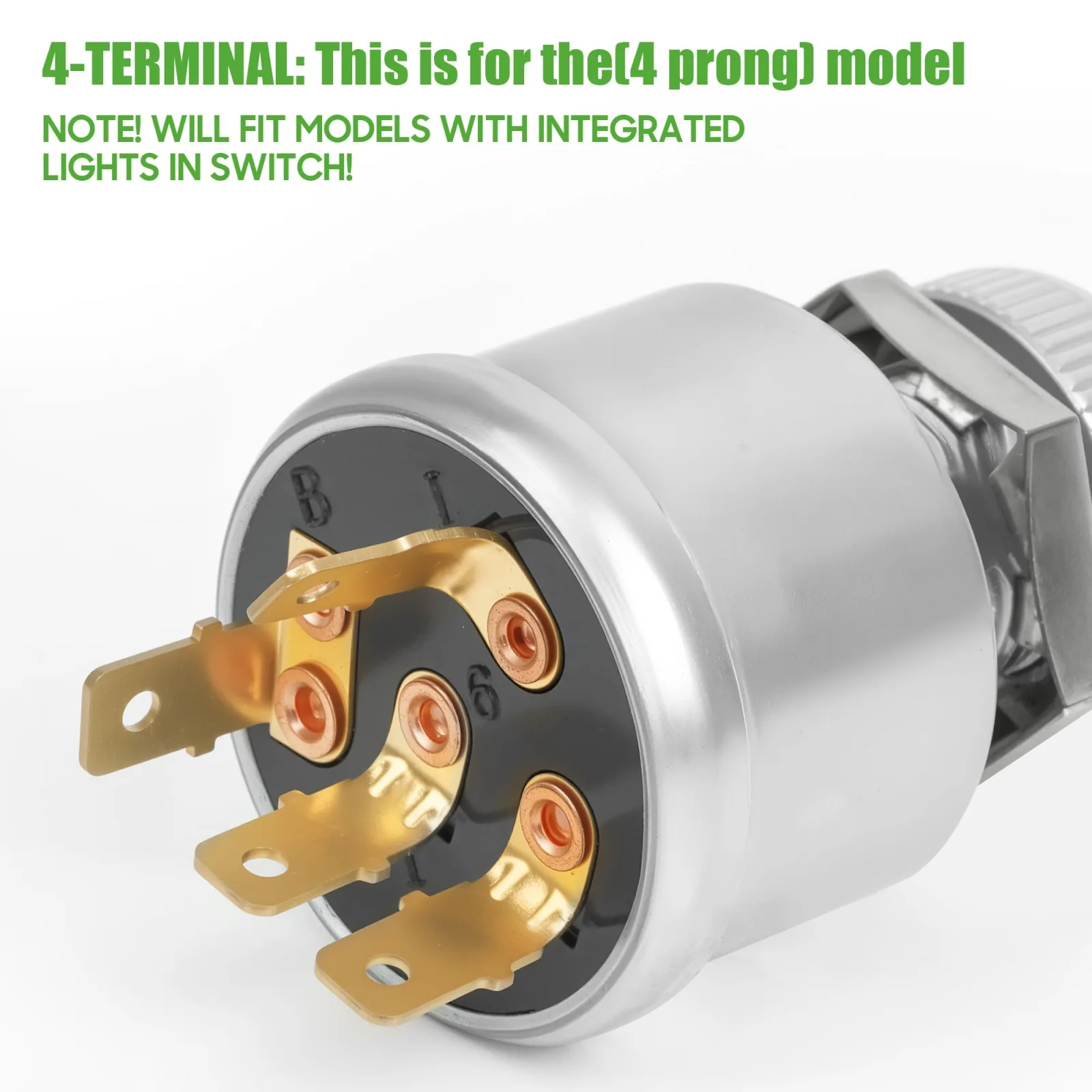 10L0L EZGO Ignition Switch and No-Drill Golf Cart Mirrors image 4