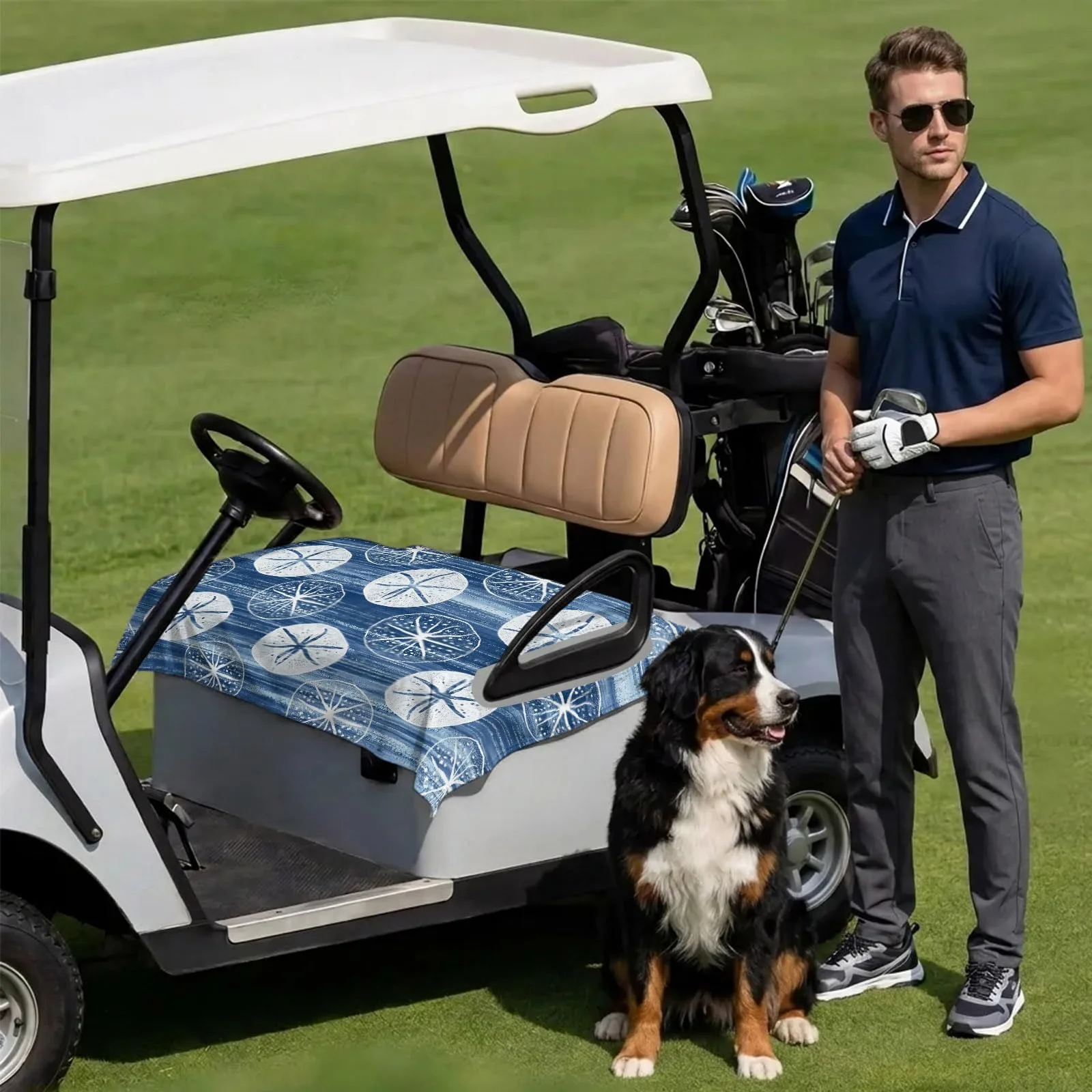 DecorLovee Microfiber Golf Cart Seat Cover Towel 51 x 31 in image 3