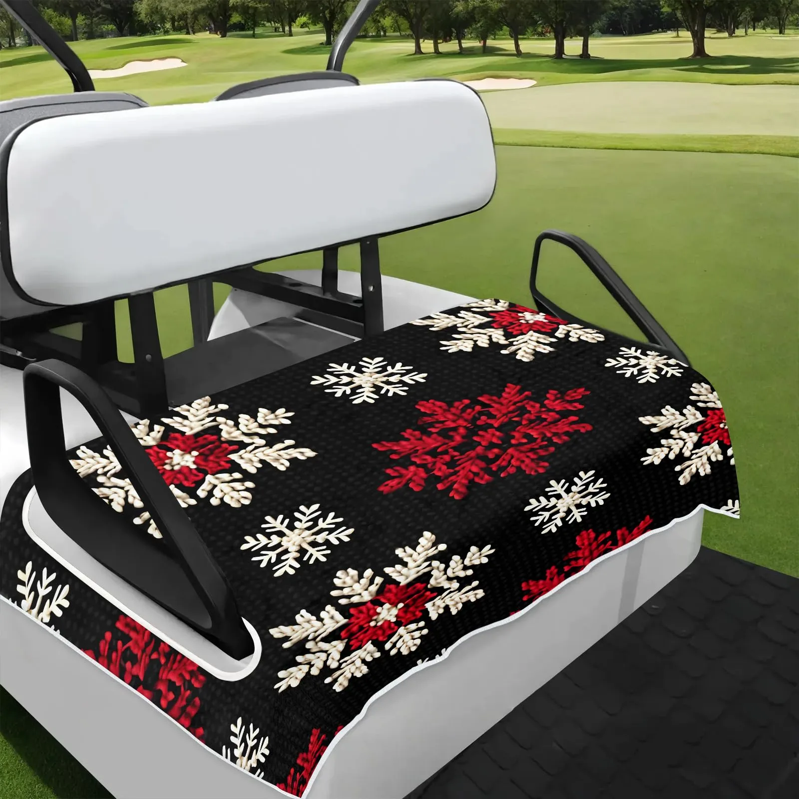 Tiveruda Golf Cart Seat Cover for Double Seats