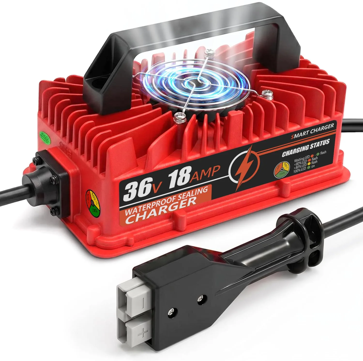 FawEnerX 36V 18A Charger for E-Z-GO Marathon