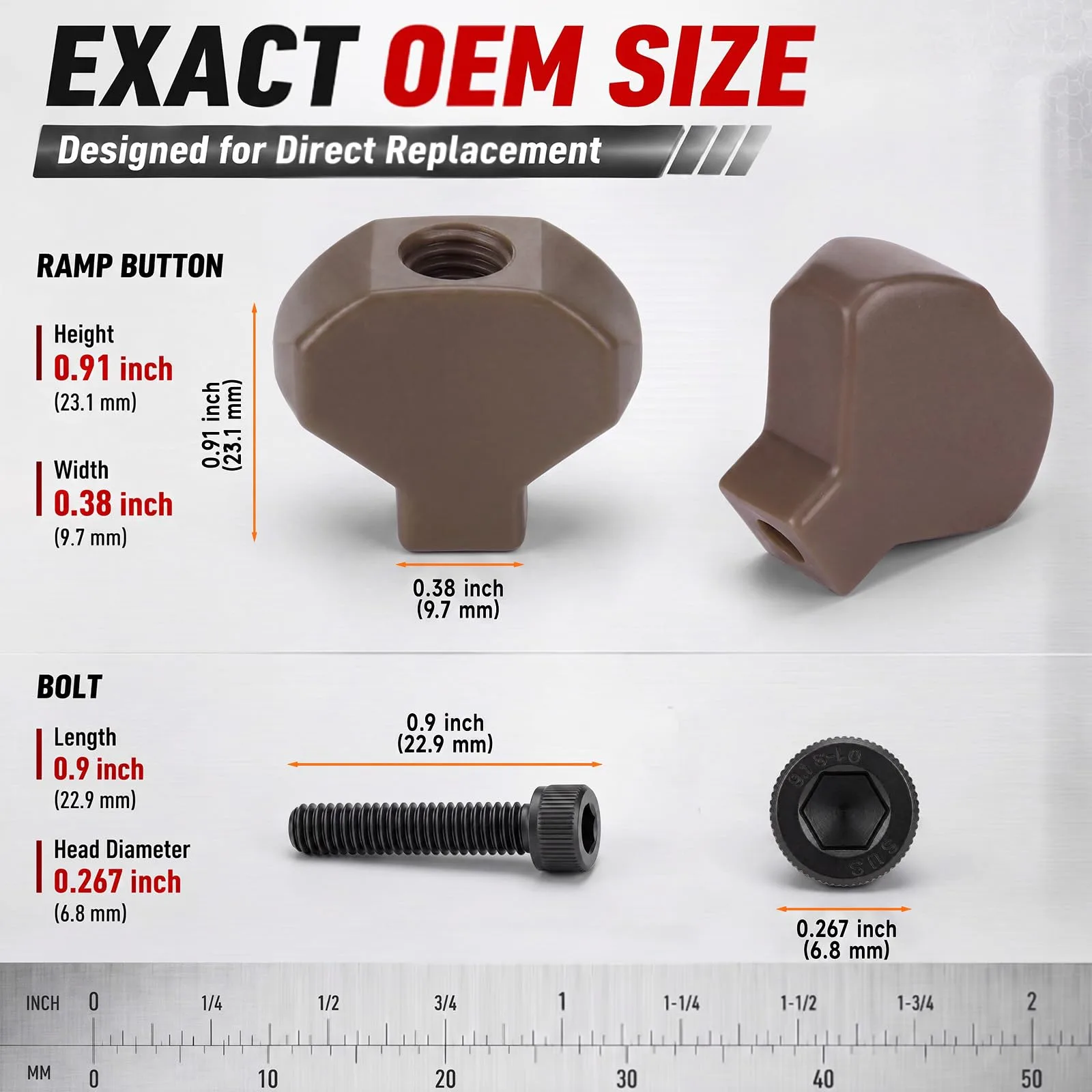 Timtin Clutch Ramp Buttons for Club Car DS & Precedent image 2