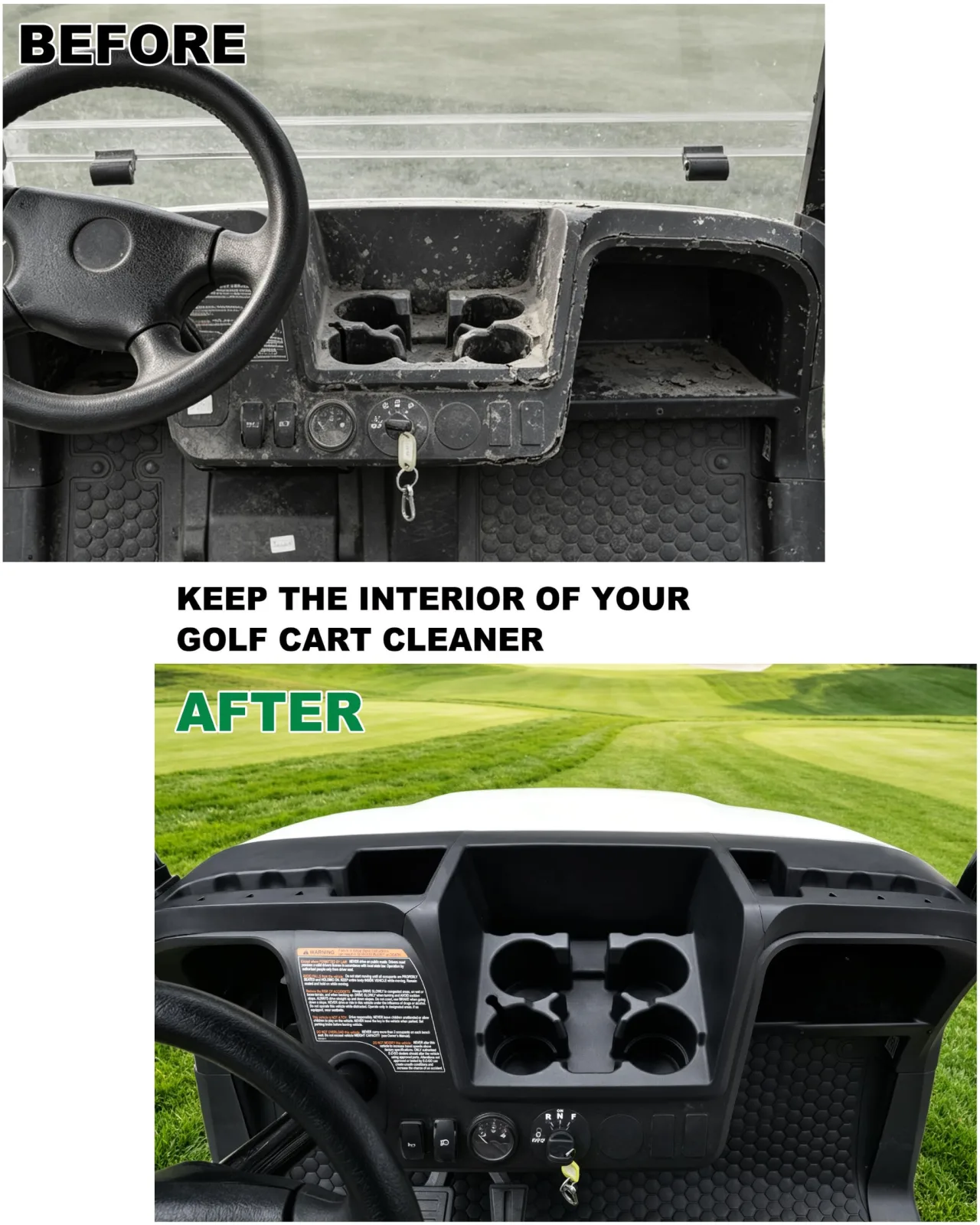 LDETXY Dash Cover for E-Z-GO RXV Valor 2025+ image 2