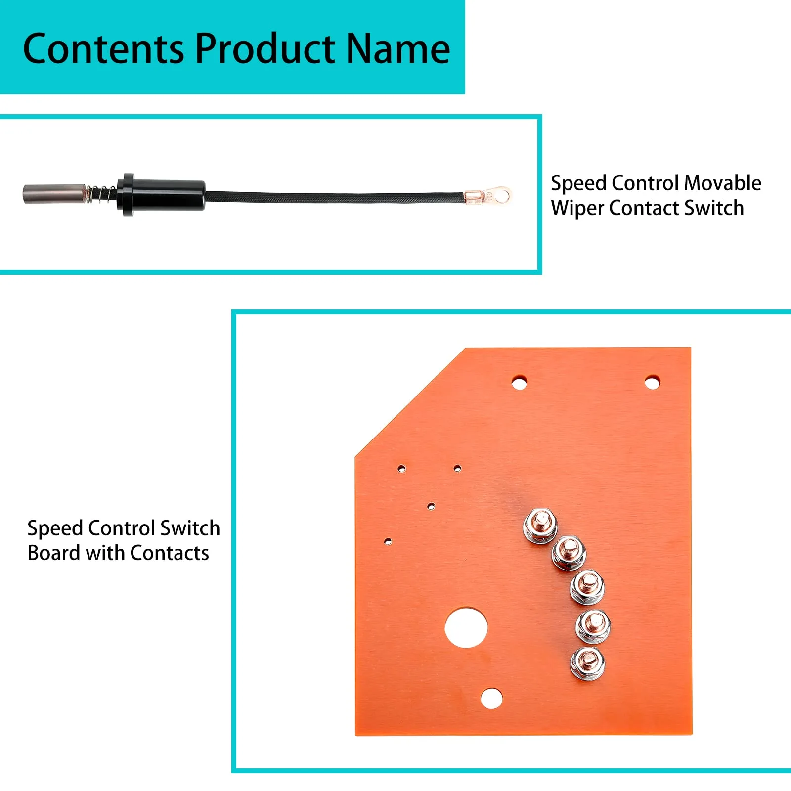 10L0L E-Z-GO Speed Control Switch Board Wiper Contact image 3