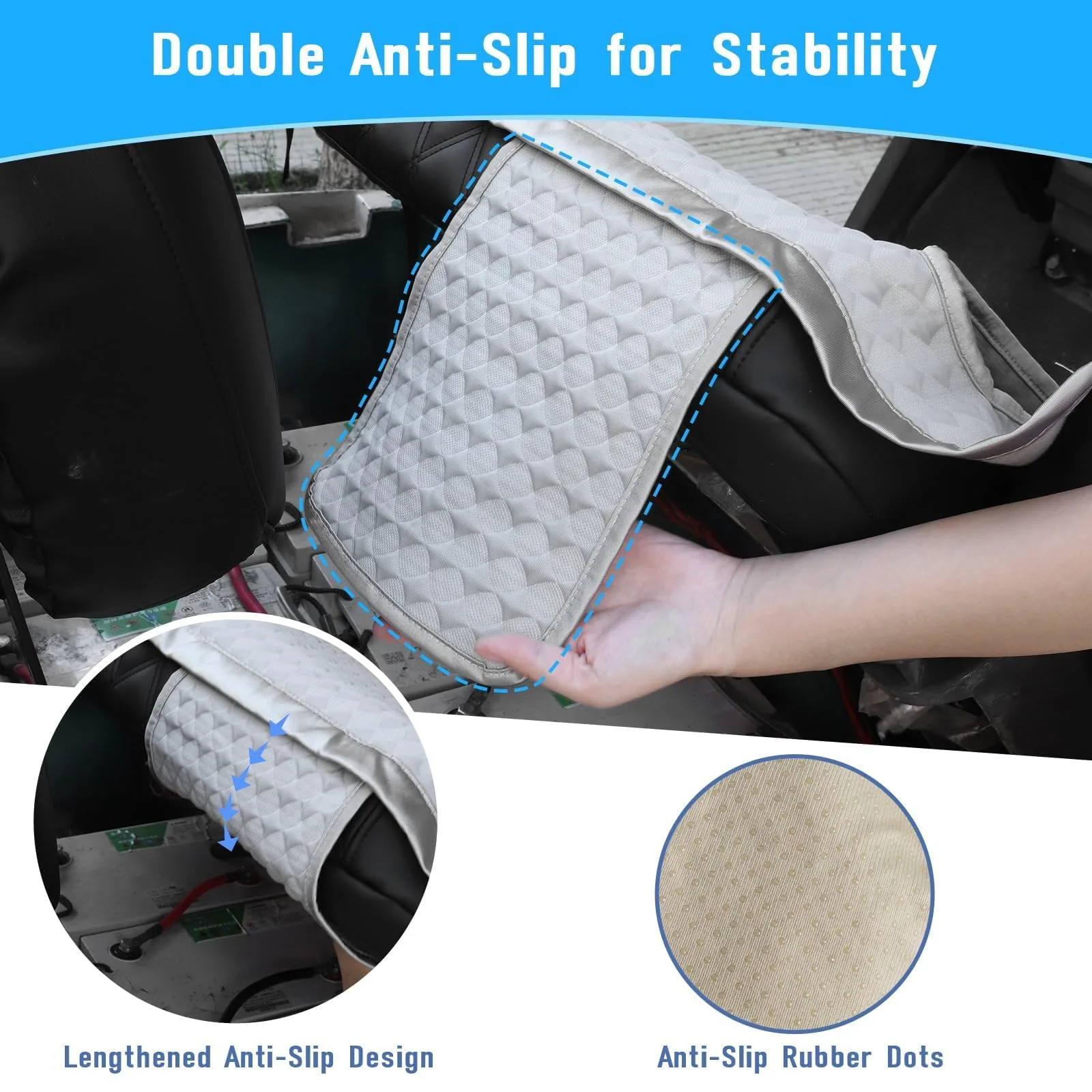 LEAPGOMAX Golf Cart Seat Blanket for Club Car, EZGO & Yamaha image 3