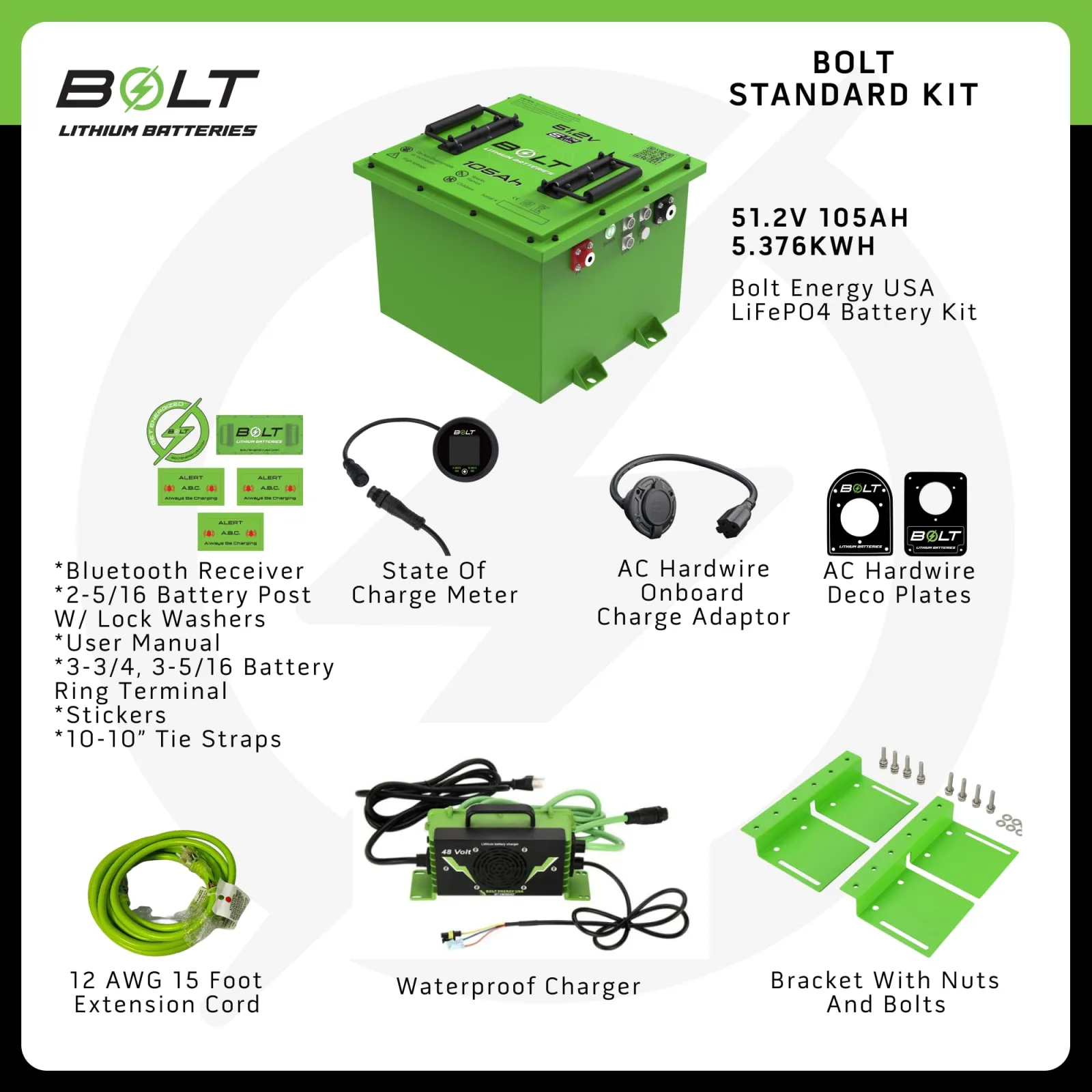 Bolt Energy USA 33-605HS Battery for AdvancedEV Advent image 2