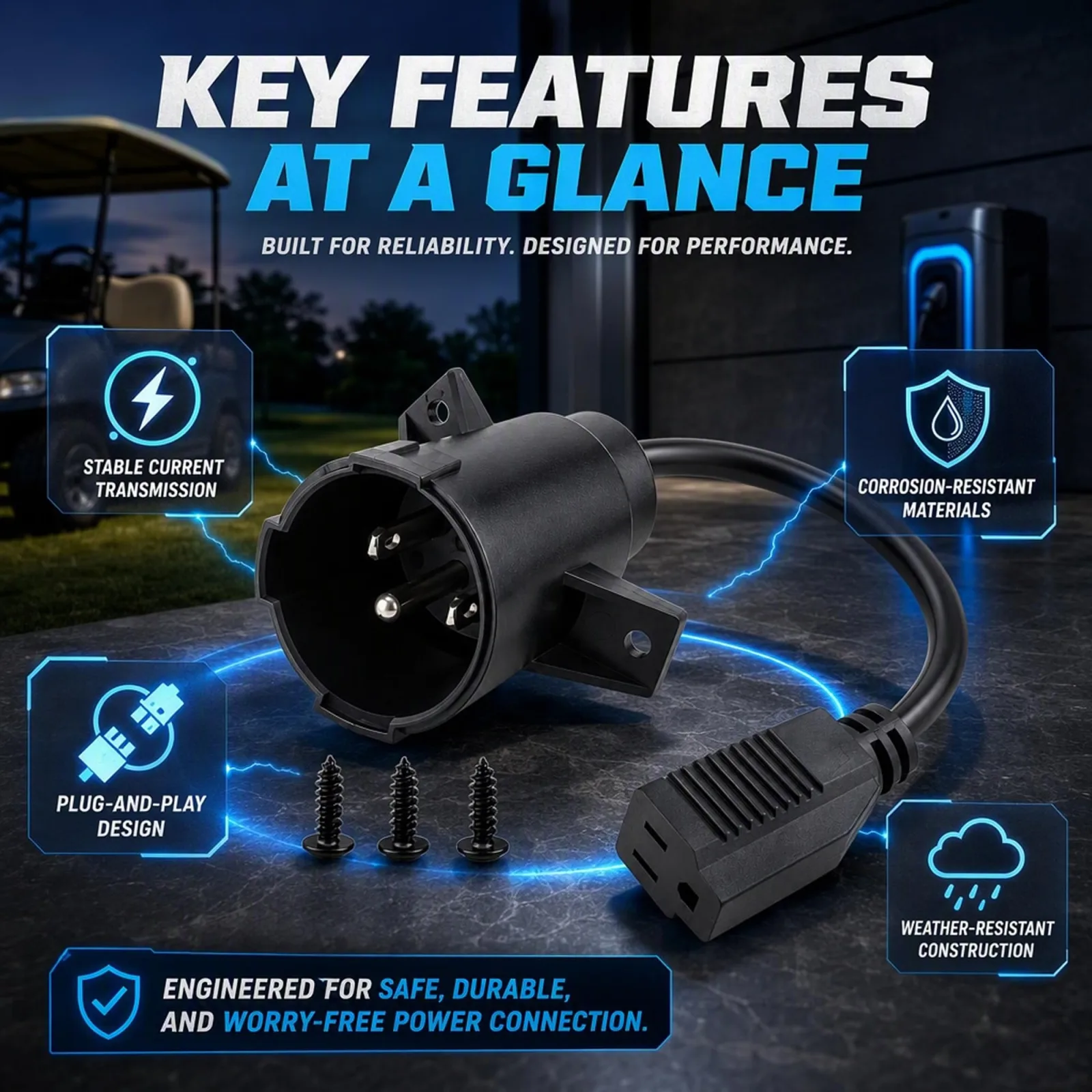 YANBINJOY Charging Port Adapter for Club Car Precedent image 4