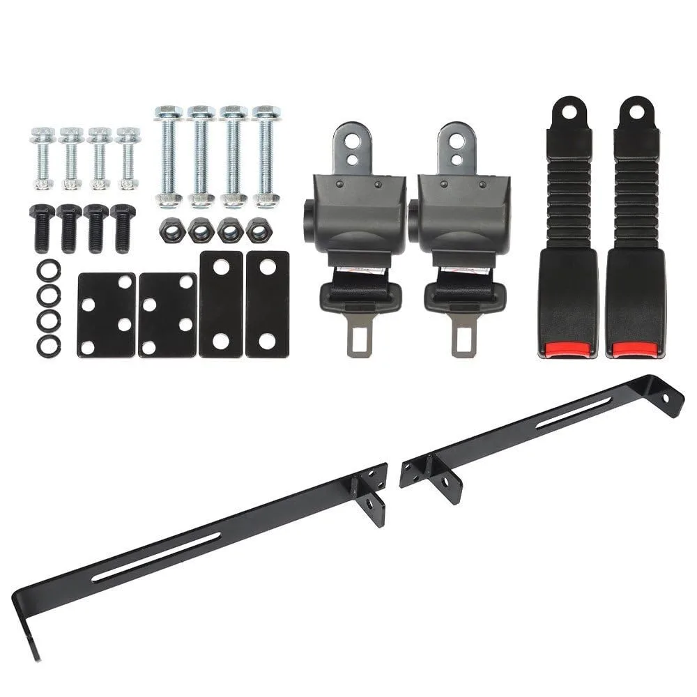 Retractable Golf Cart Seat Belt Bracket Kit Mod-G33S-495