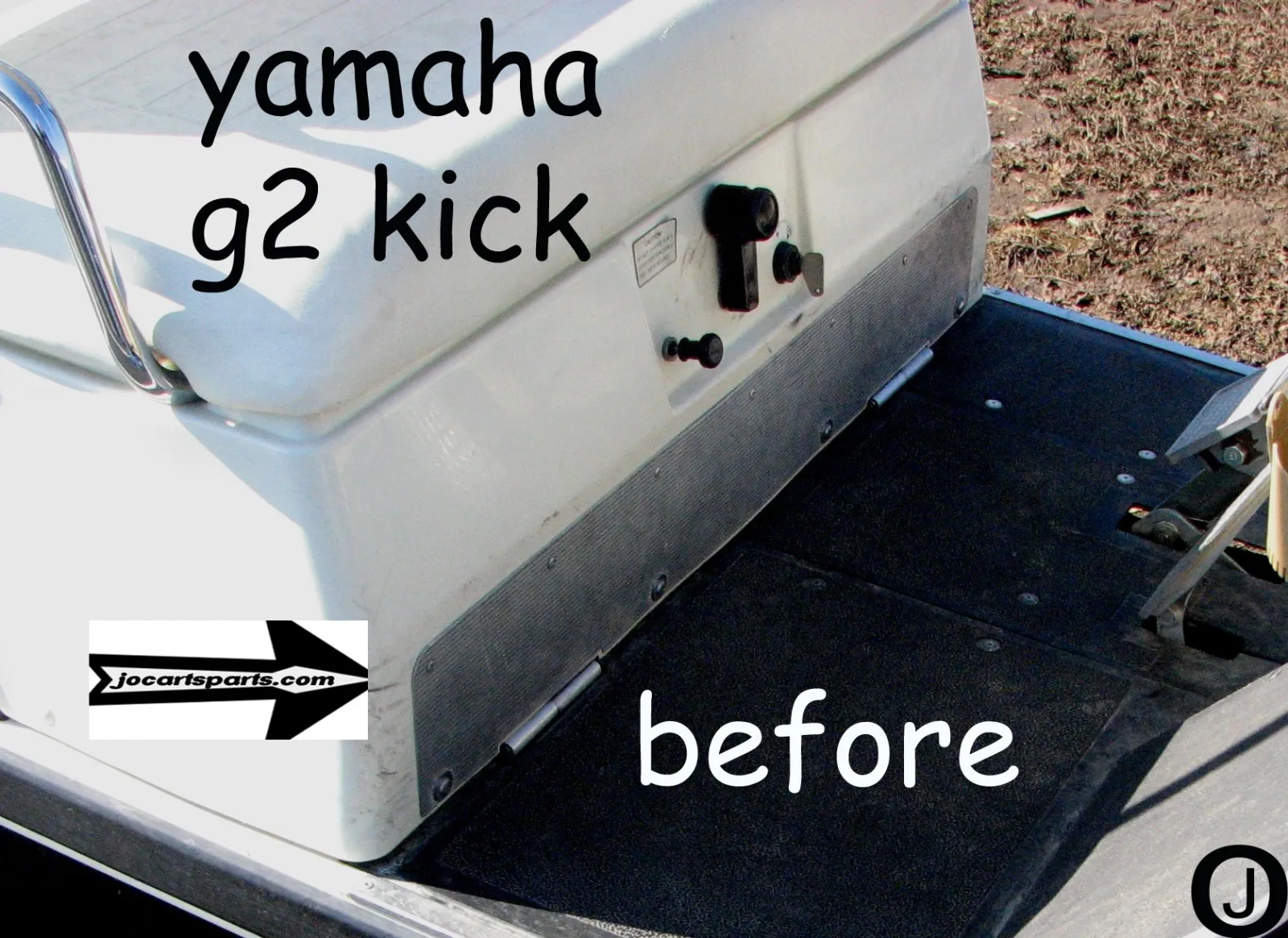 Yamaha G2/G9 Diamond Plate Aluminum Kick Plate image 2