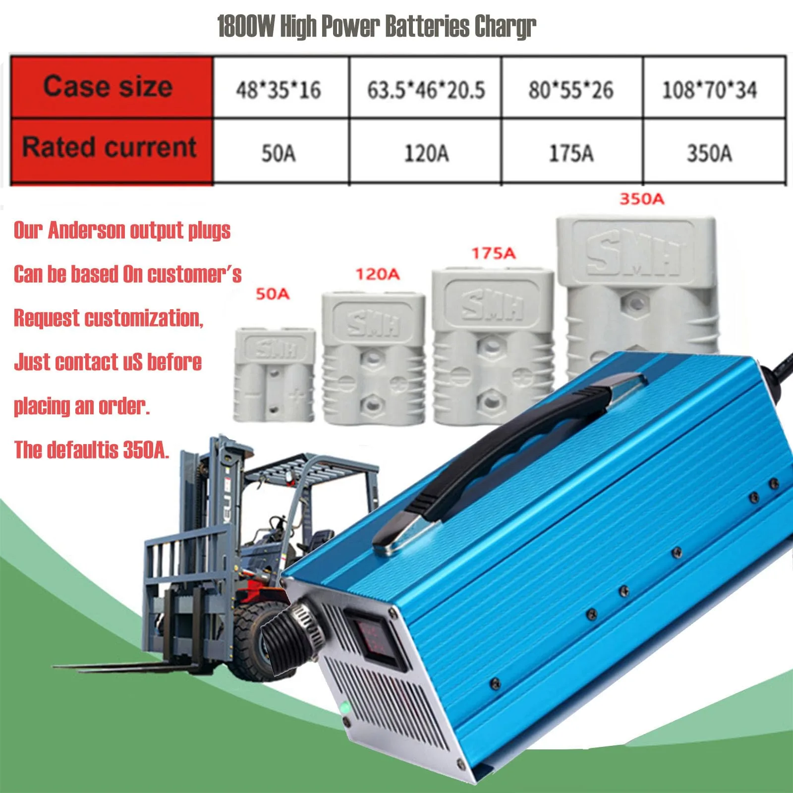 HYDTGZ 1800W Electric Golf Cart Battery Charger image 2