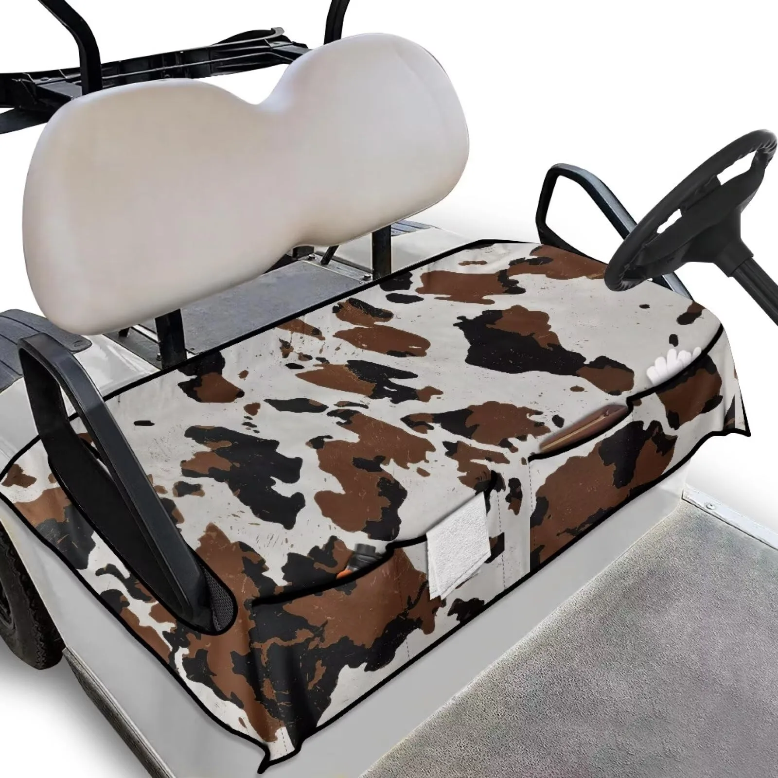 Darisoco Golf Cart Seat Cover for 2-Person Front Seats