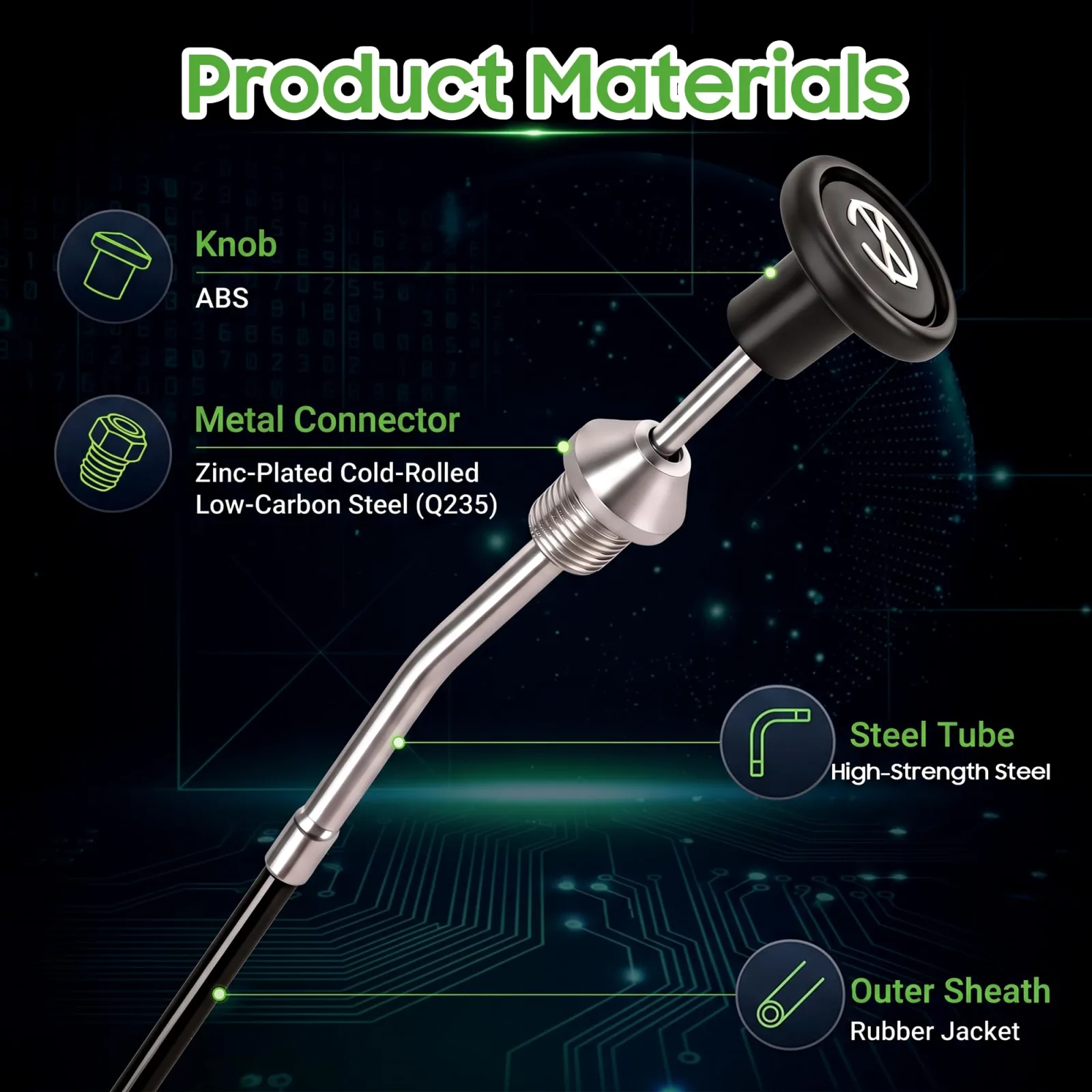 10L0L Choke Cable for E-Z-GO TXT / ST400 (Medium Wheelbase, GAS-Y175-B) image 4
