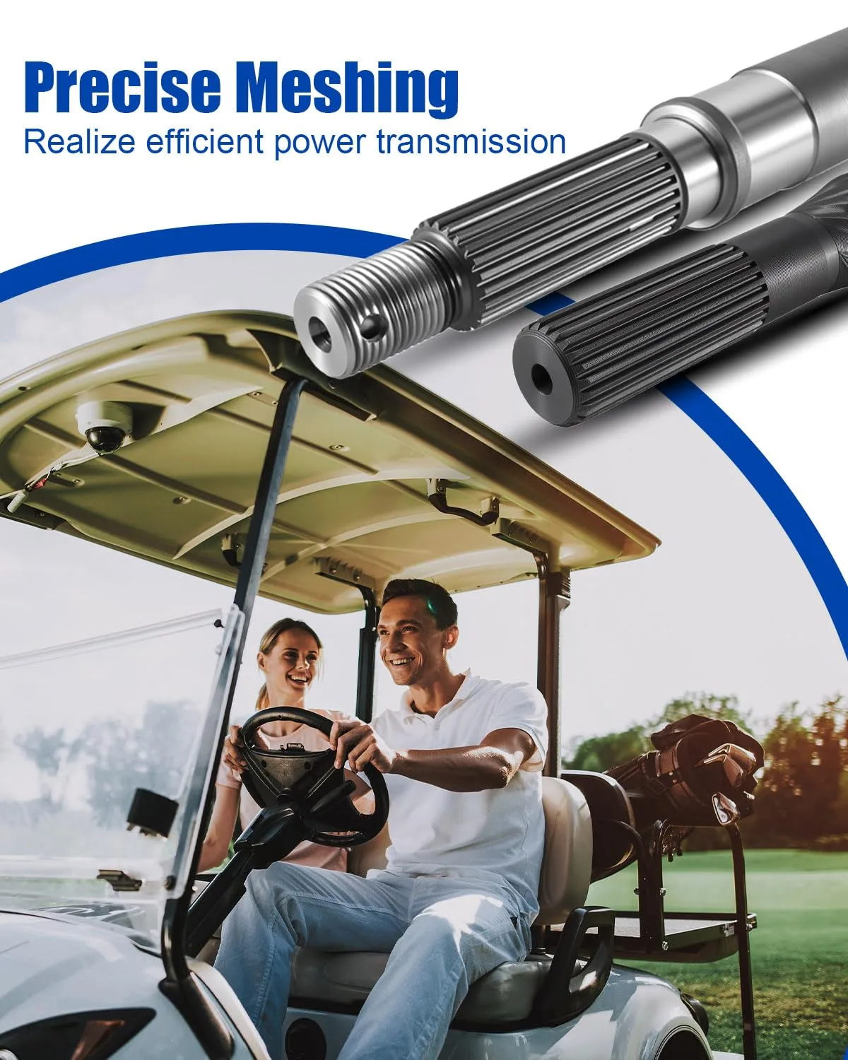 EMIHO Rear Axle Shaft Kit for E-Z-GO TXT and Medalist image 4