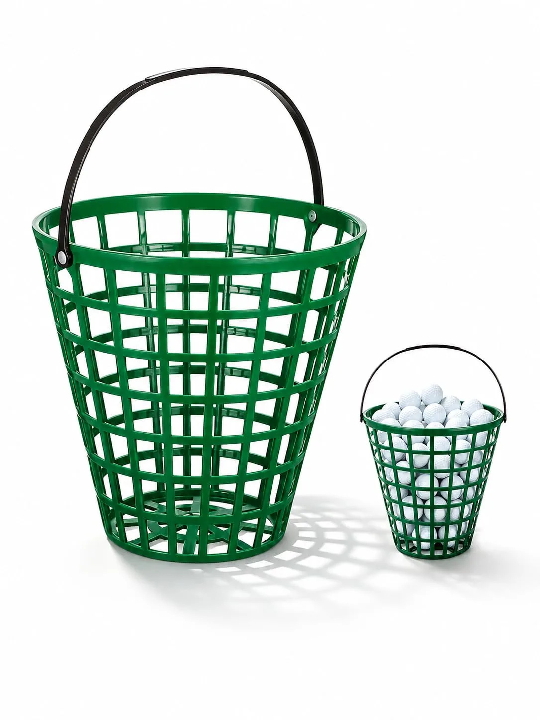 VANZACK Golf Ball Basket with Handle, 100-Ball Capacity
