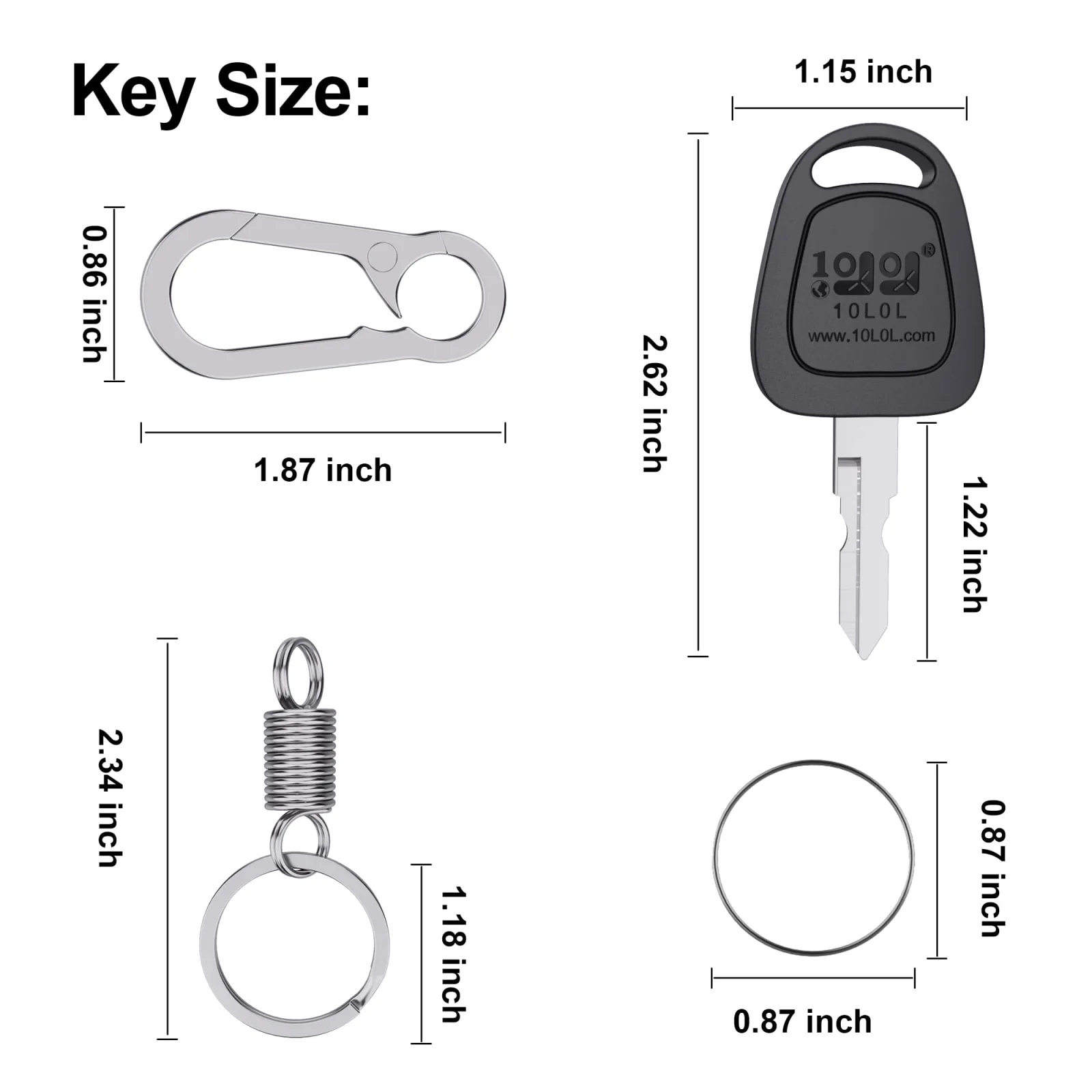 Club Car DS & Precedent Ignition Keys 1018163-01 image 3