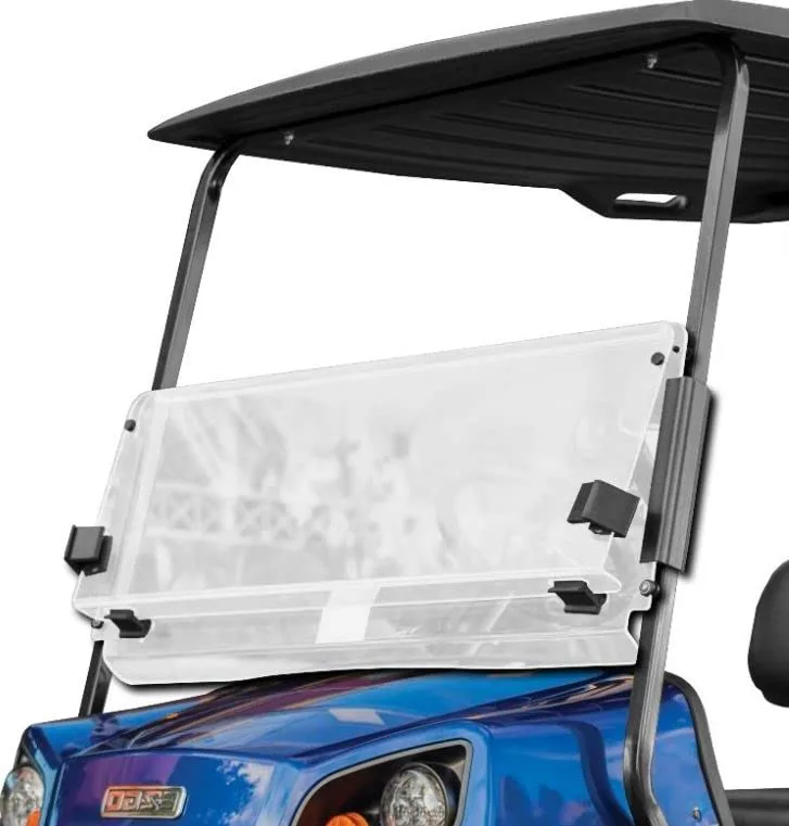 3G Clear Fold-Down Windshield for E-Z-GO TXT Freedom image 2