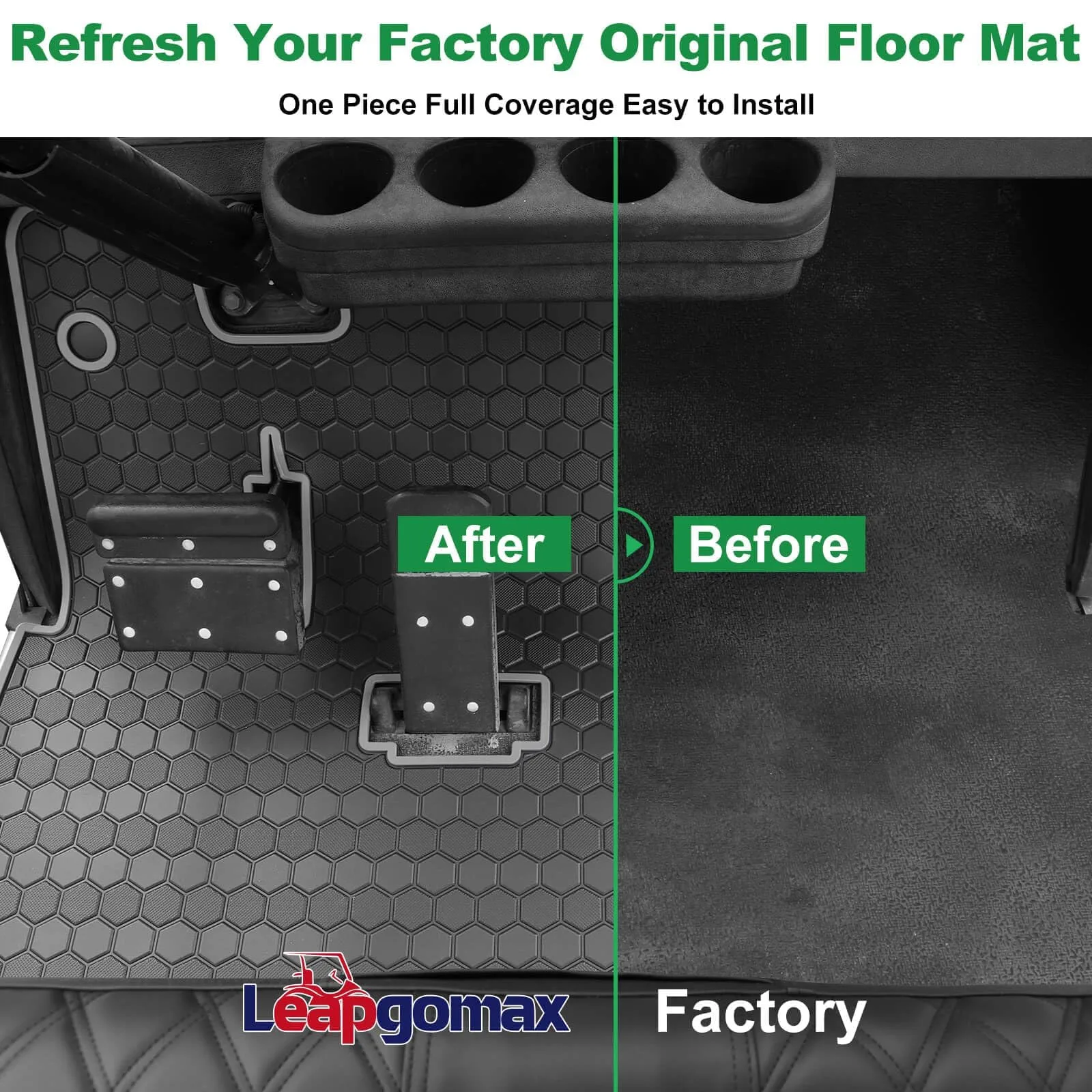LEAPGOMAX Golf Cart Floor Mat for E-Z-GO TXT image 4