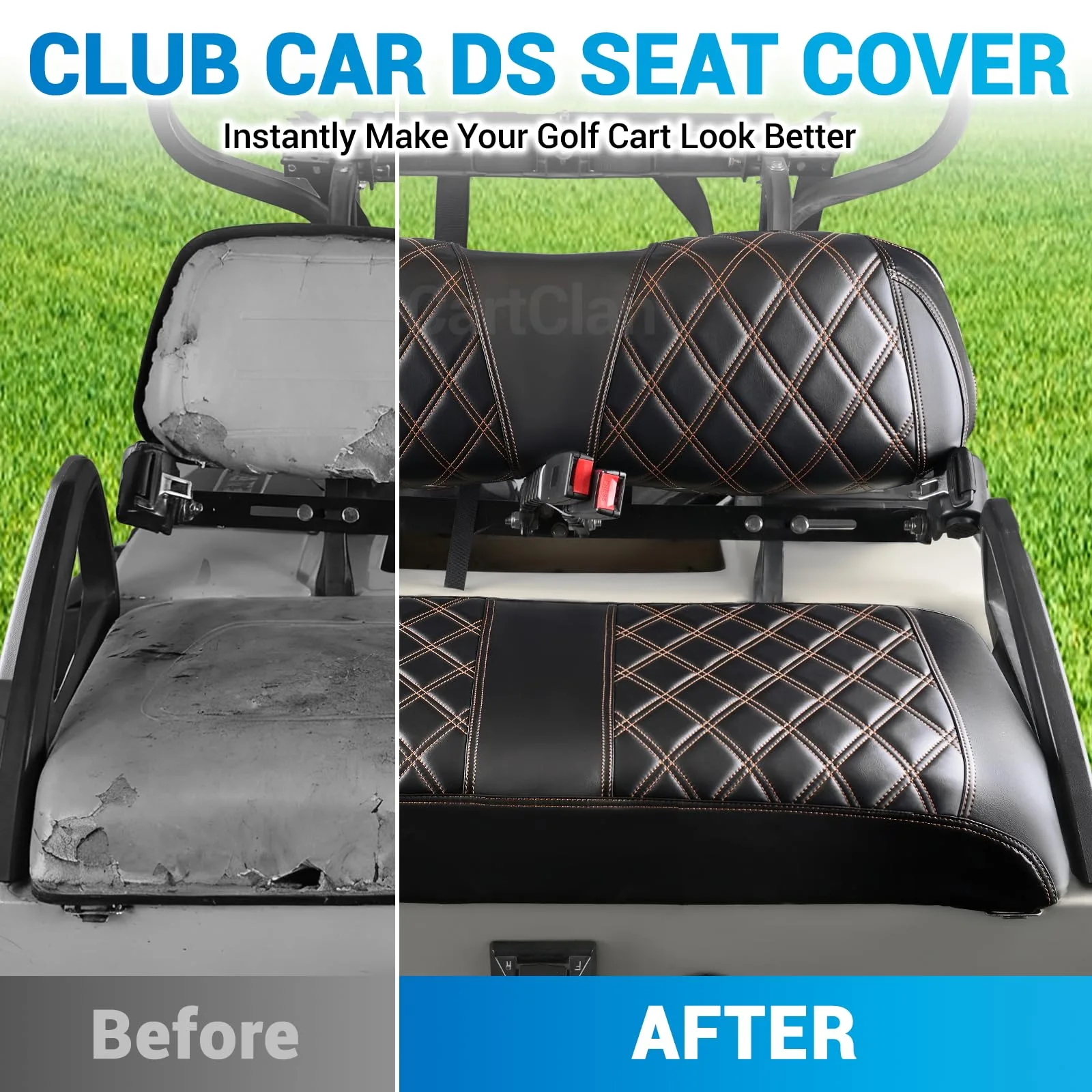 CartClan CT-0171 Club Car DS Front Seat Covers image 3