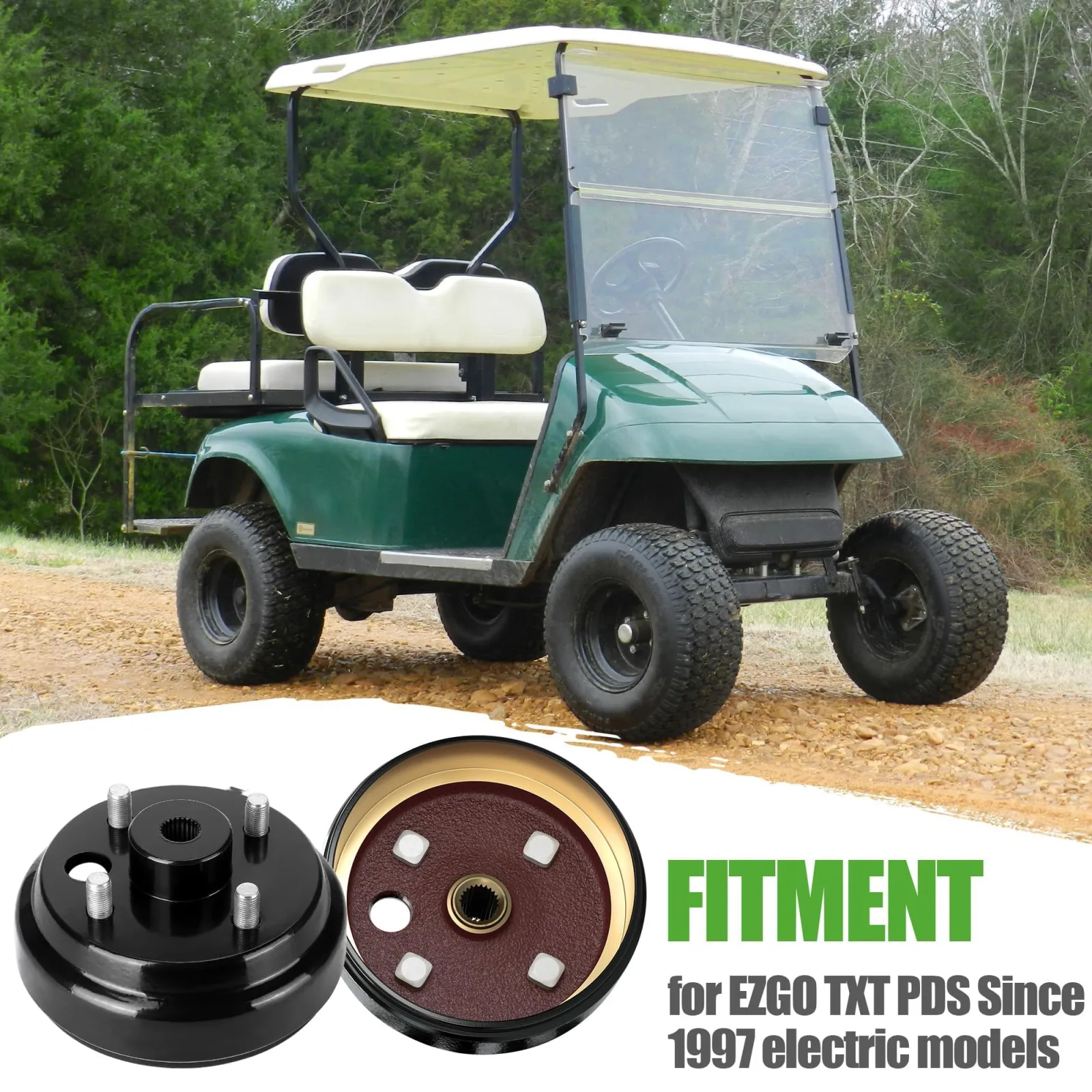10L0L Rear Brake Drum Kit for E-Z-GO TXT 1997-2008 image 4