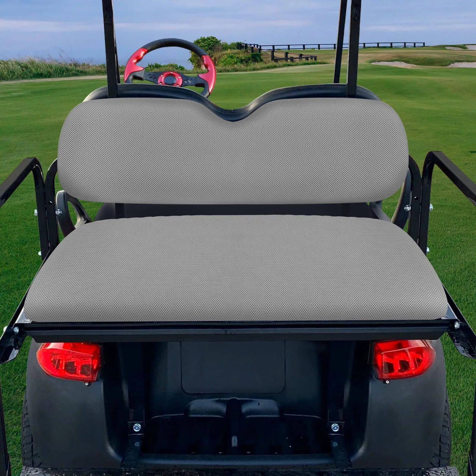 MOSNAI M639 Golf Cart Rear Seat Cover Gray