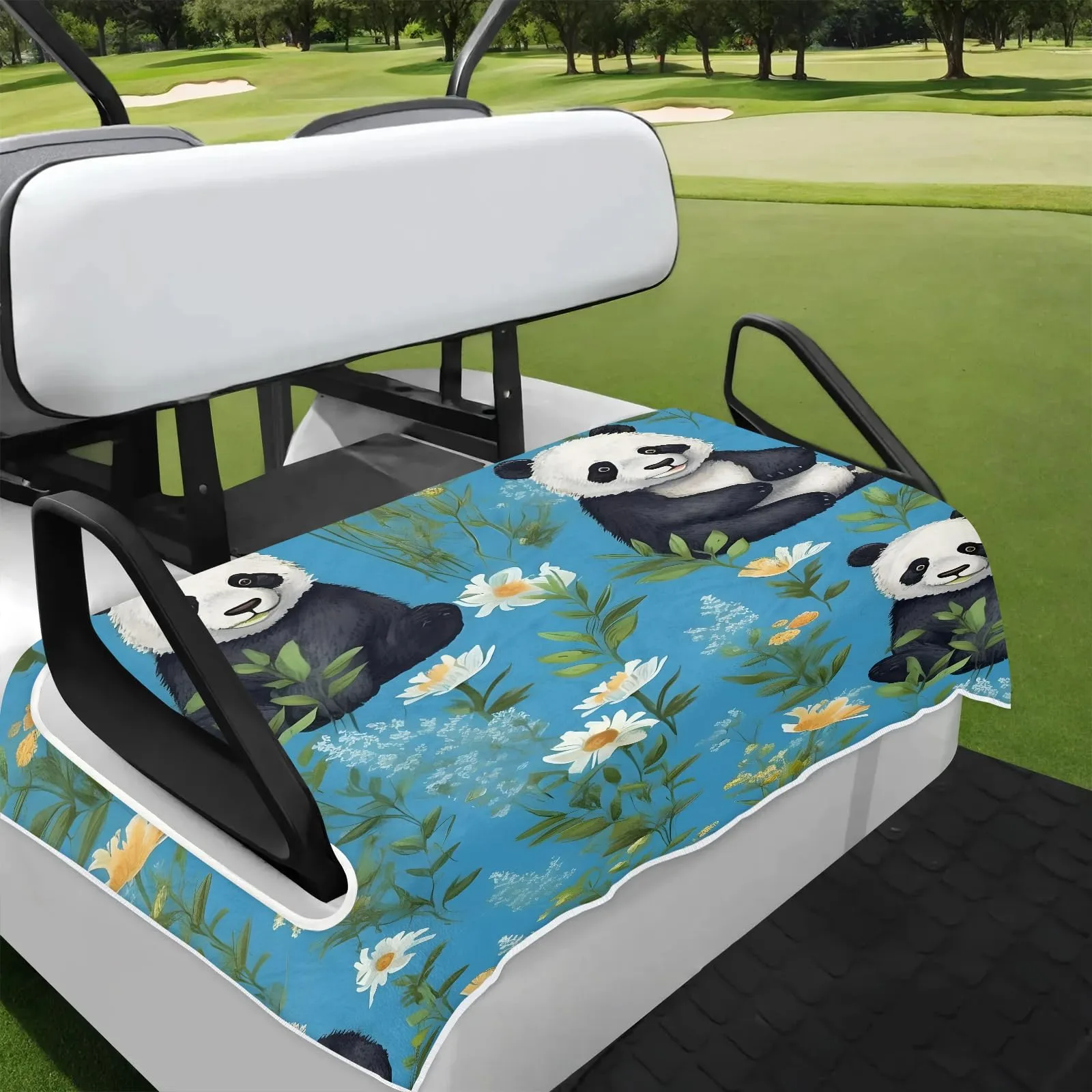 Tiveruda Golf Cart Seat Cover for Double Seats 51 x 31 in
