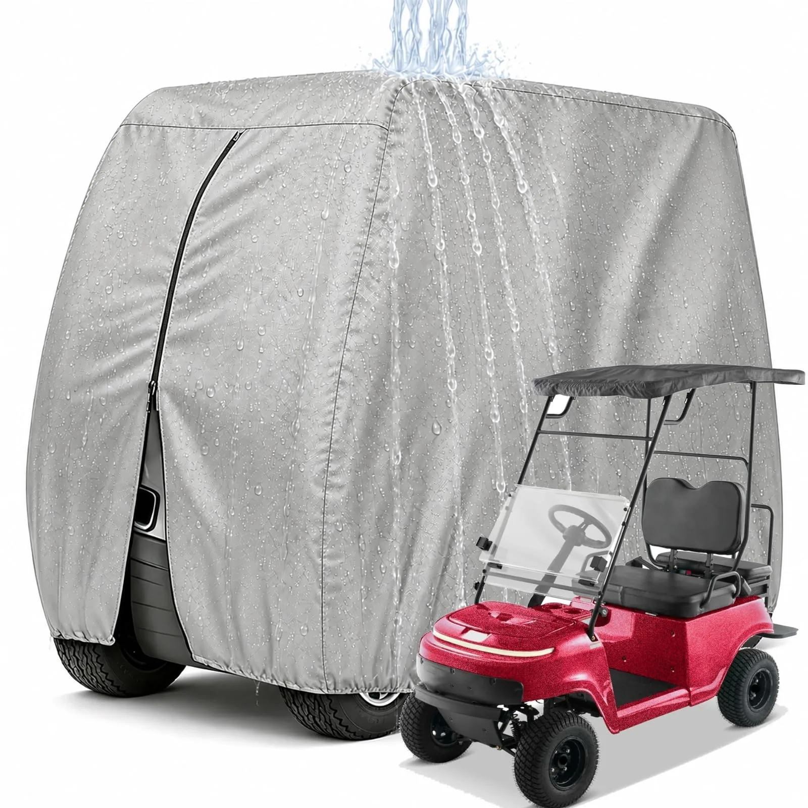 Generic Golf Cart Cover for Kandi Mini 2 Passenger 2024-2025