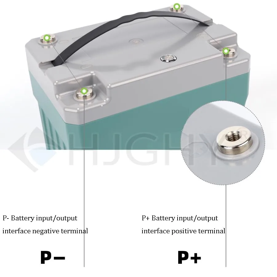 HJGHY 48V 28Ah LiFePO4 Golf Cart Battery image 4