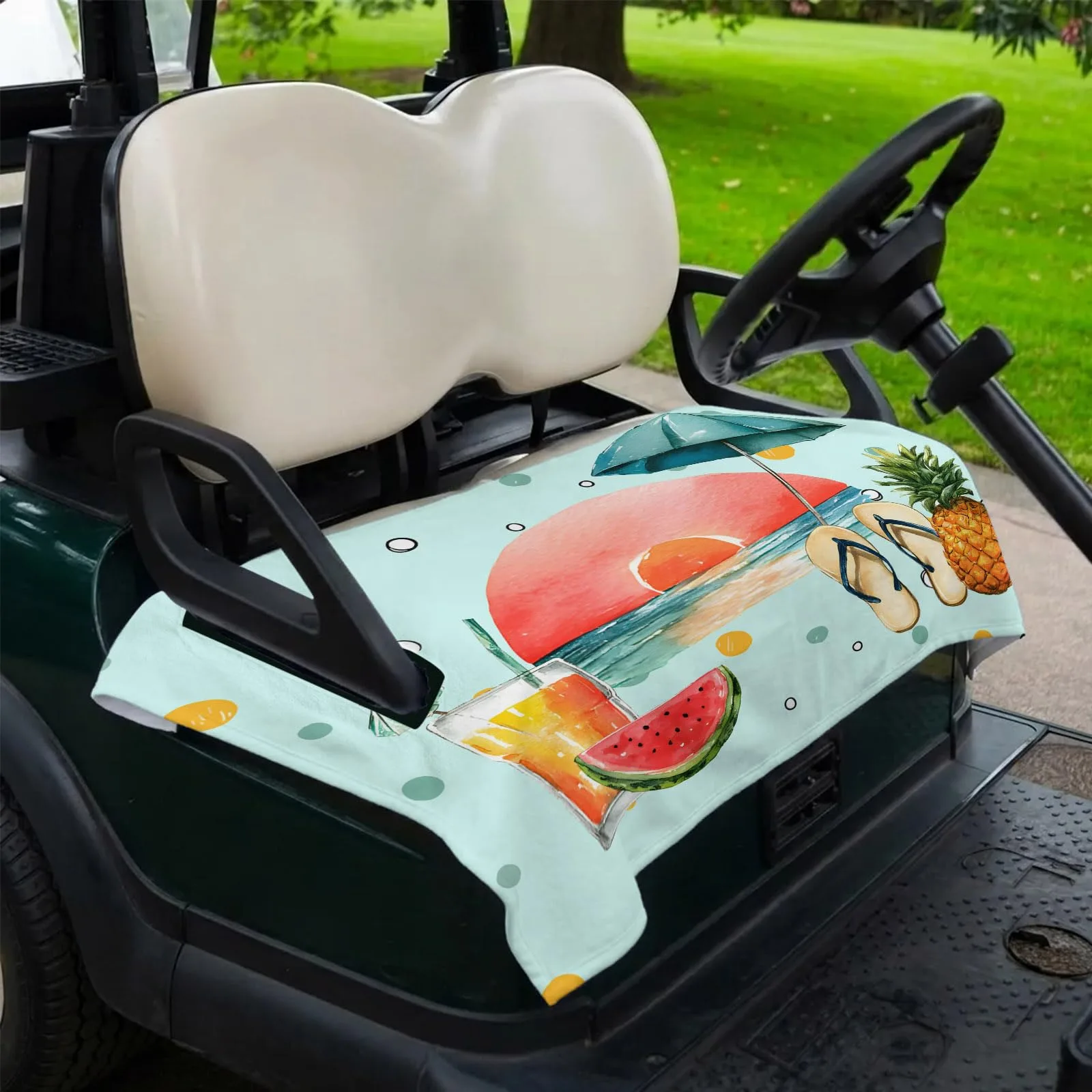 DecorLovee Golf Cart Seat Cover Towel, 51 x 31 in image 2