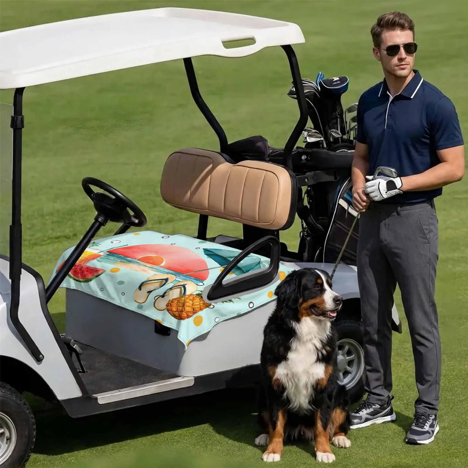 DecorLovee Golf Cart Seat Cover Towel, 51 x 31 in image 3
