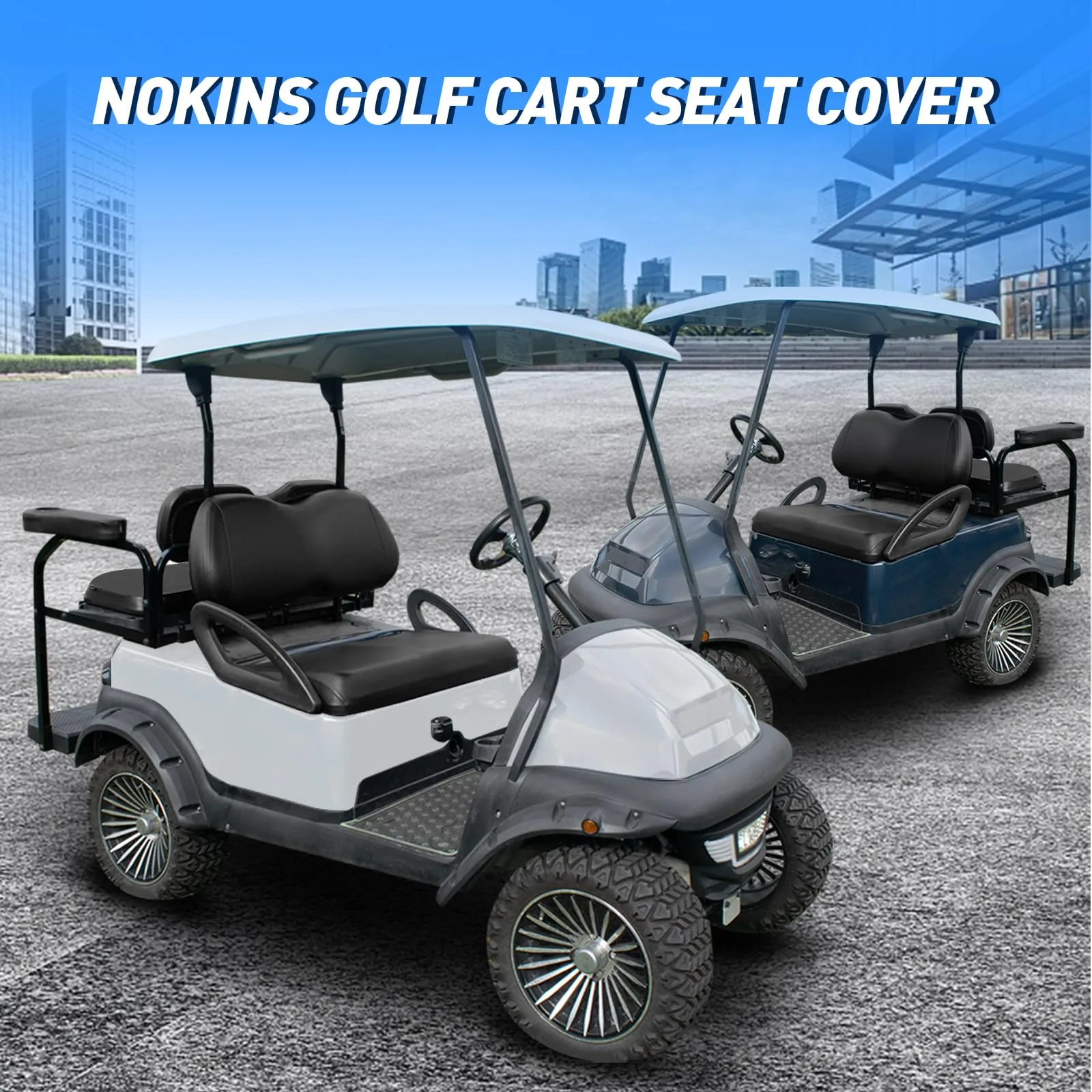 NOKINS Front Seat Covers for Club Car Precedent image 4