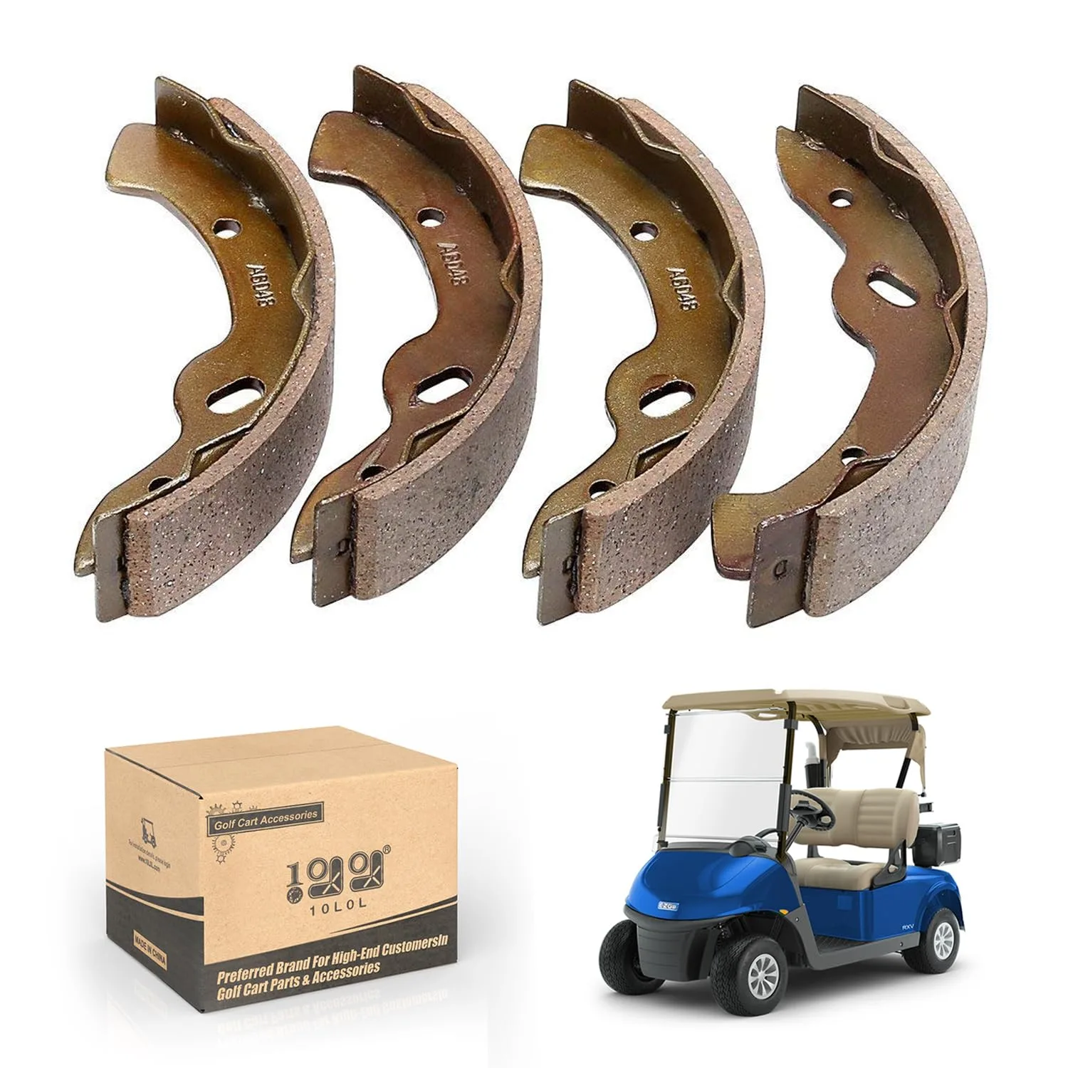 10L0L Golf Cart Brake Shoes 70794-G01-4