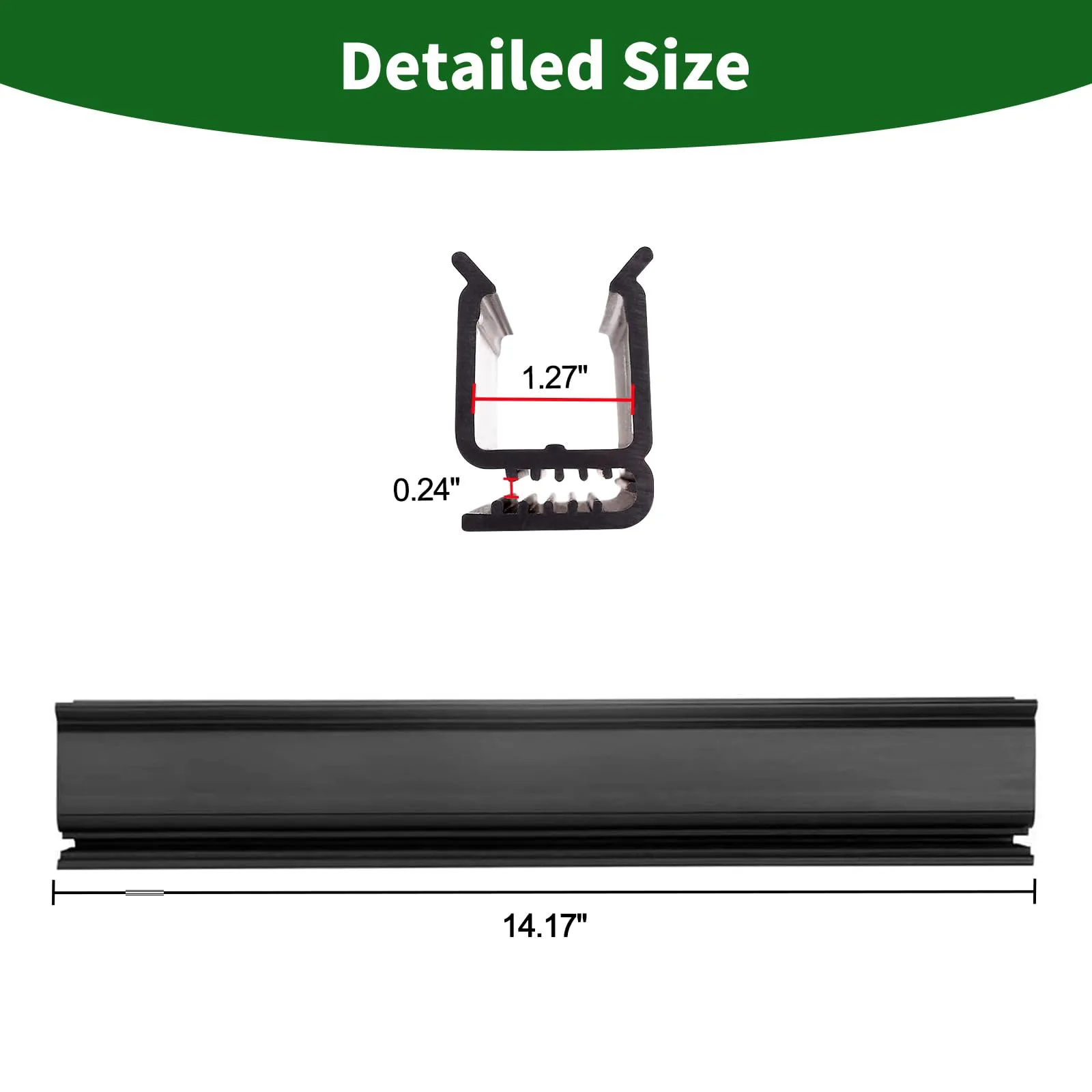Cartalia WCRV610 Windshield Clips for E-Z-GO RXV image 4