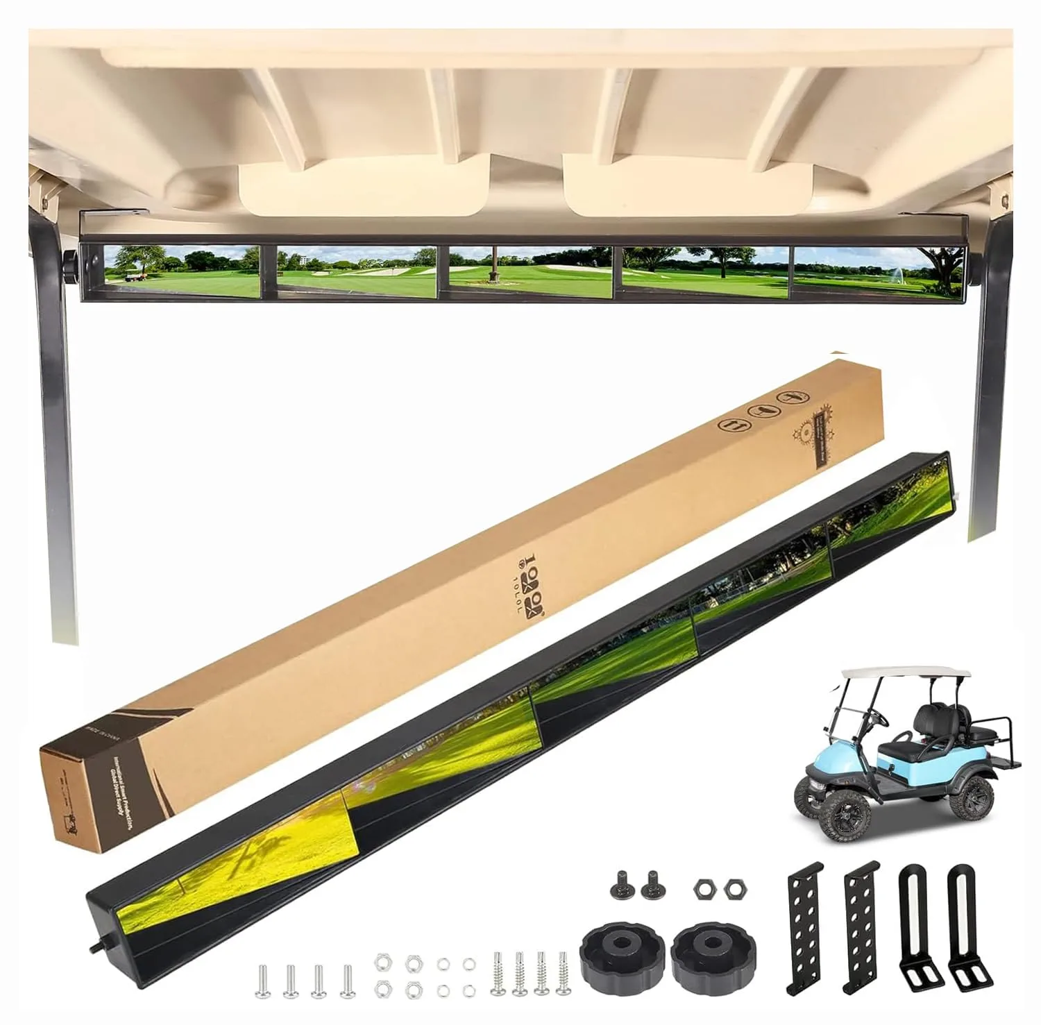 10L0L 5-Panel Golf Cart Rearview Mirror 00079