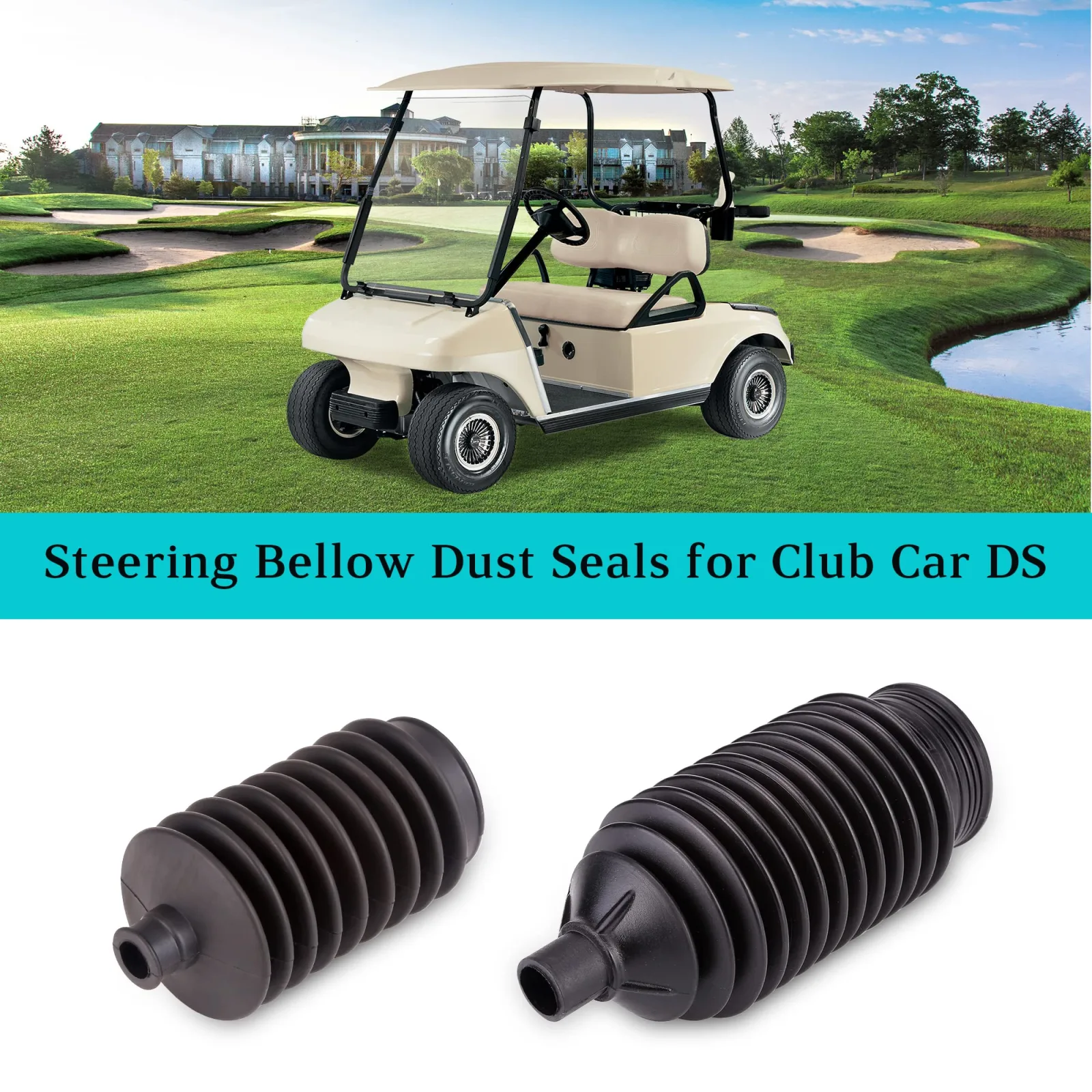 10L0L Steering Bellows for Club Car DS 1997-Up image 3
