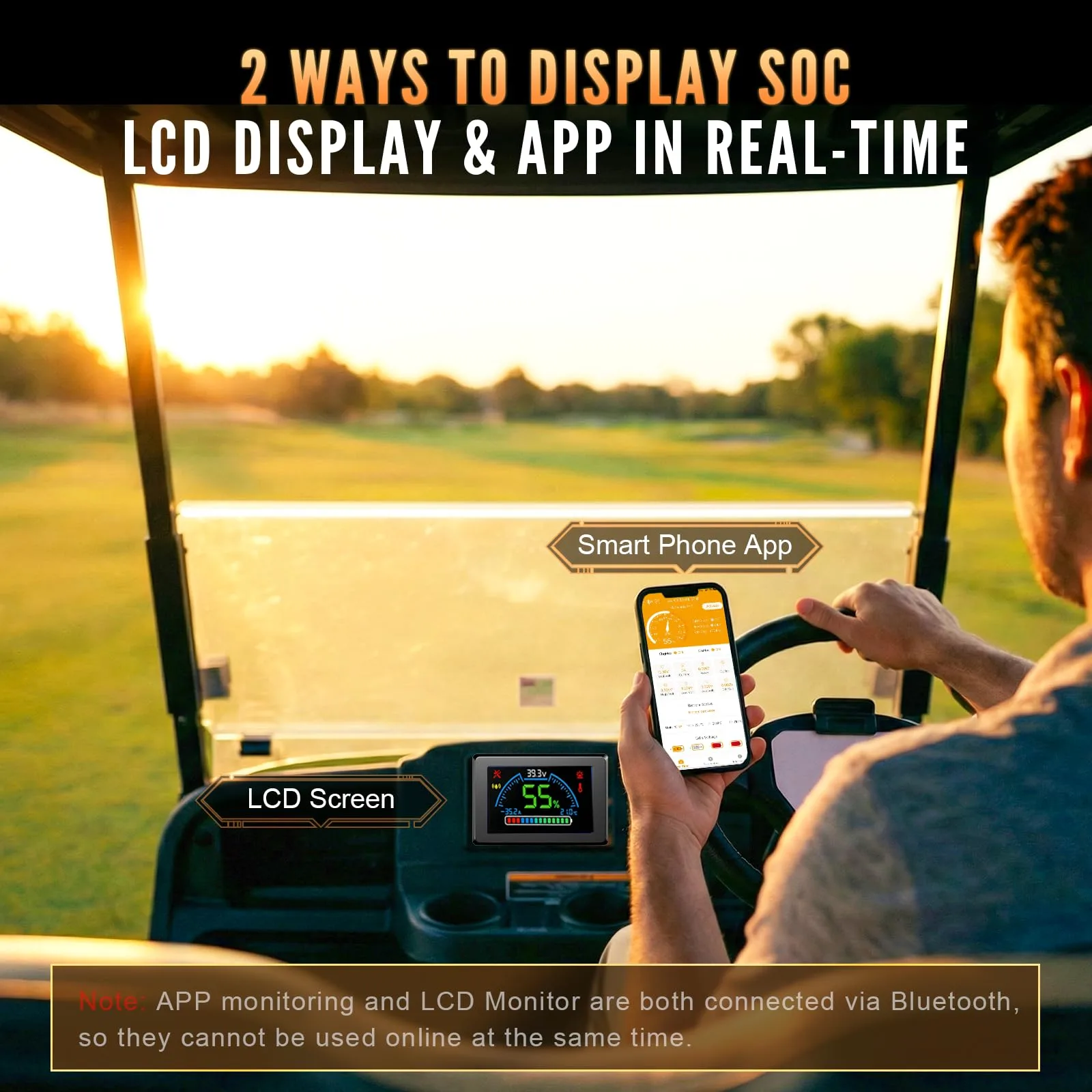 SOURCEPOW 36V 120Ah LiFePO4 Golf Cart Battery image 4