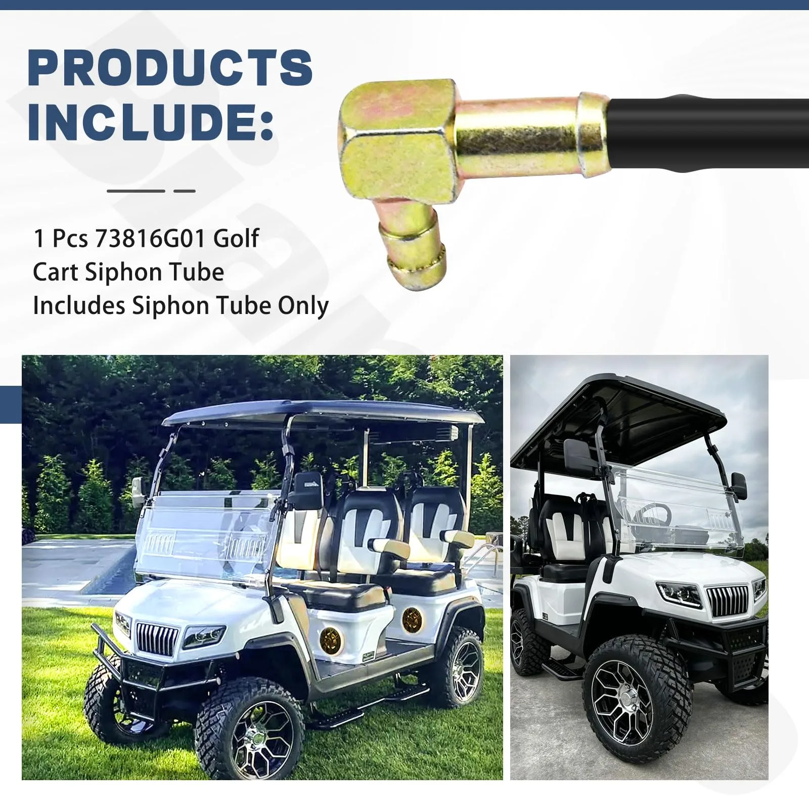 BianXiao 73816G01 Golf Cart Siphon Tube for E-Z-GO image 3