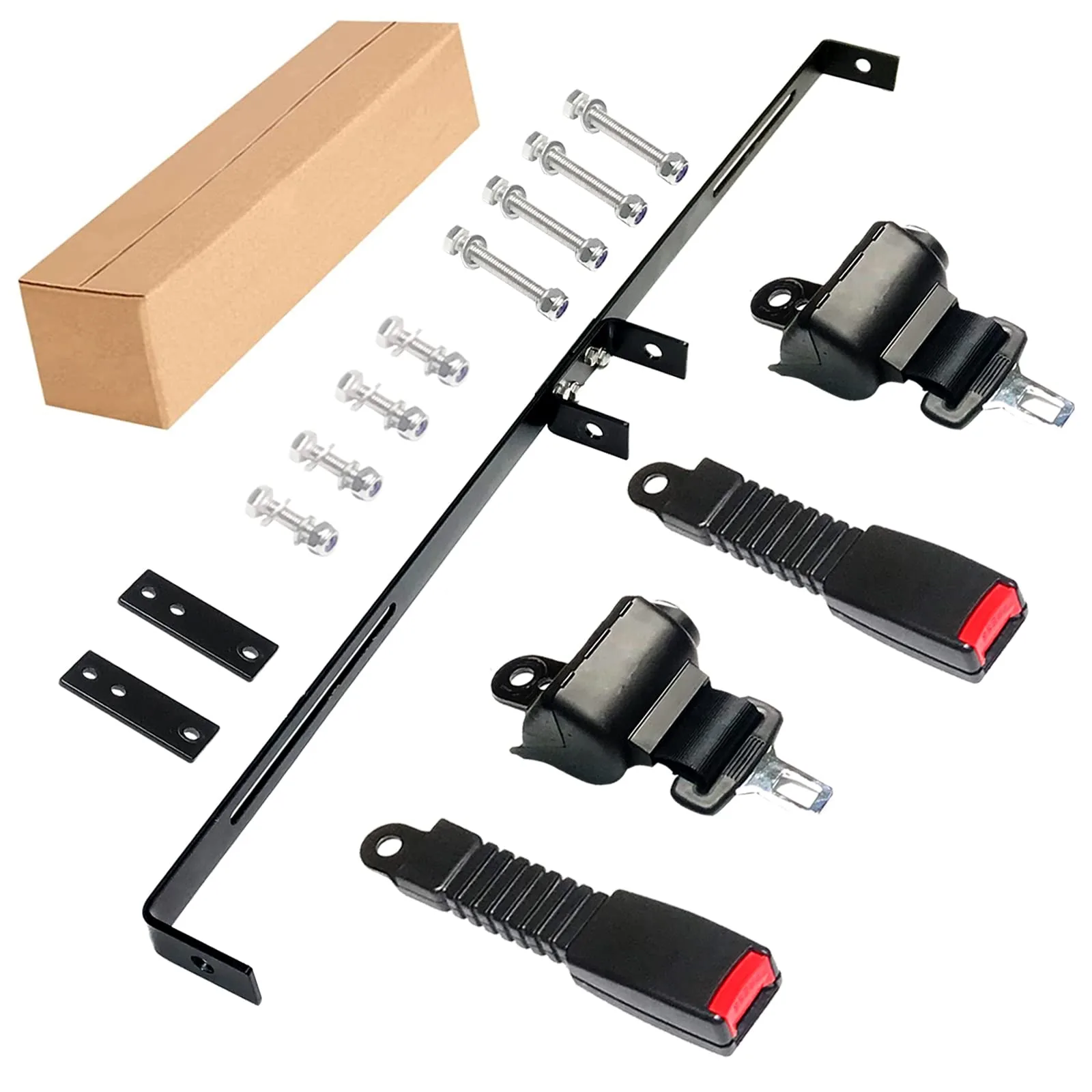 AIWEILUCK Golf Cart Retractable Seat Belt Bracket Kit