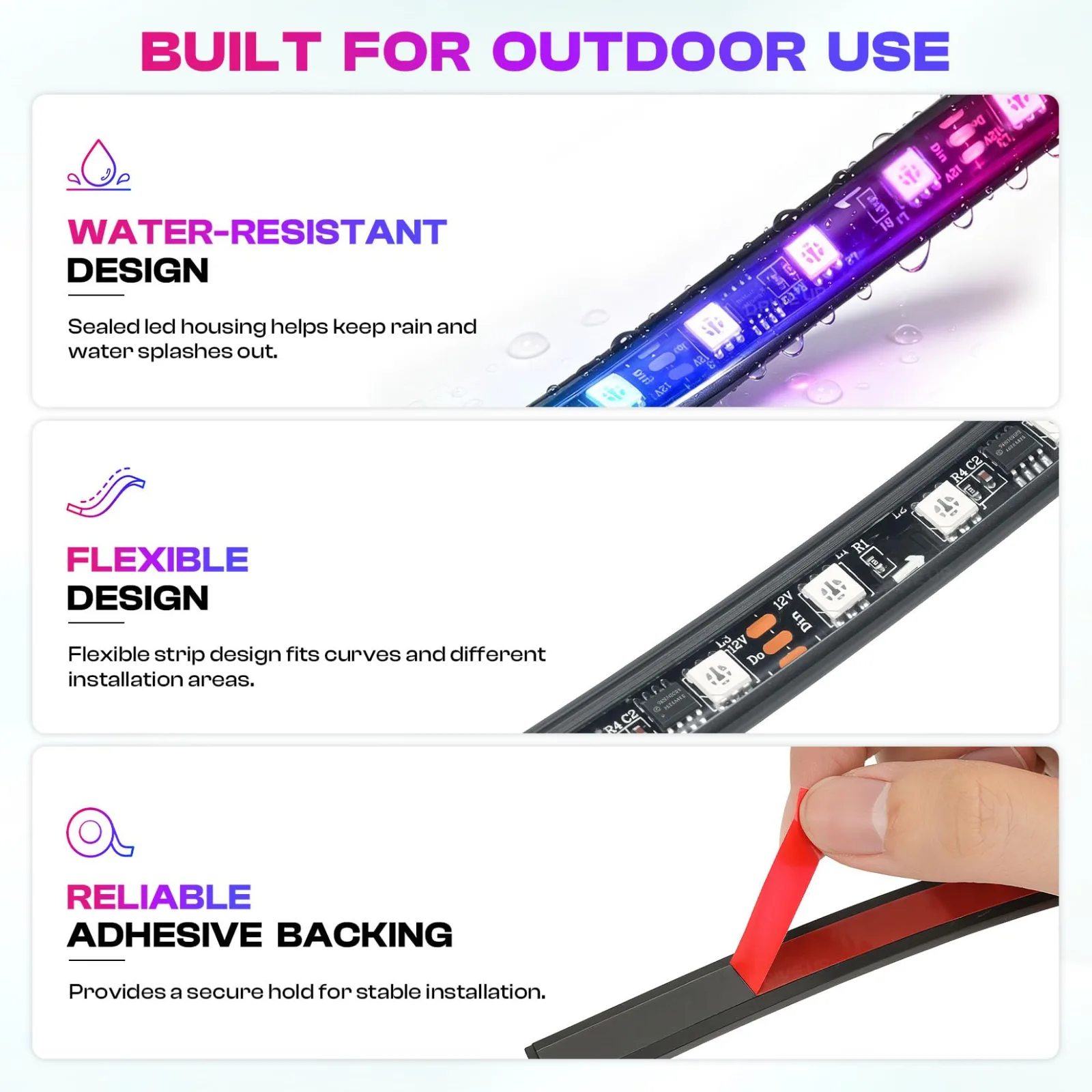 DRIVE UP Golf Cart Underglow LED Light Kit DU00306 image 4