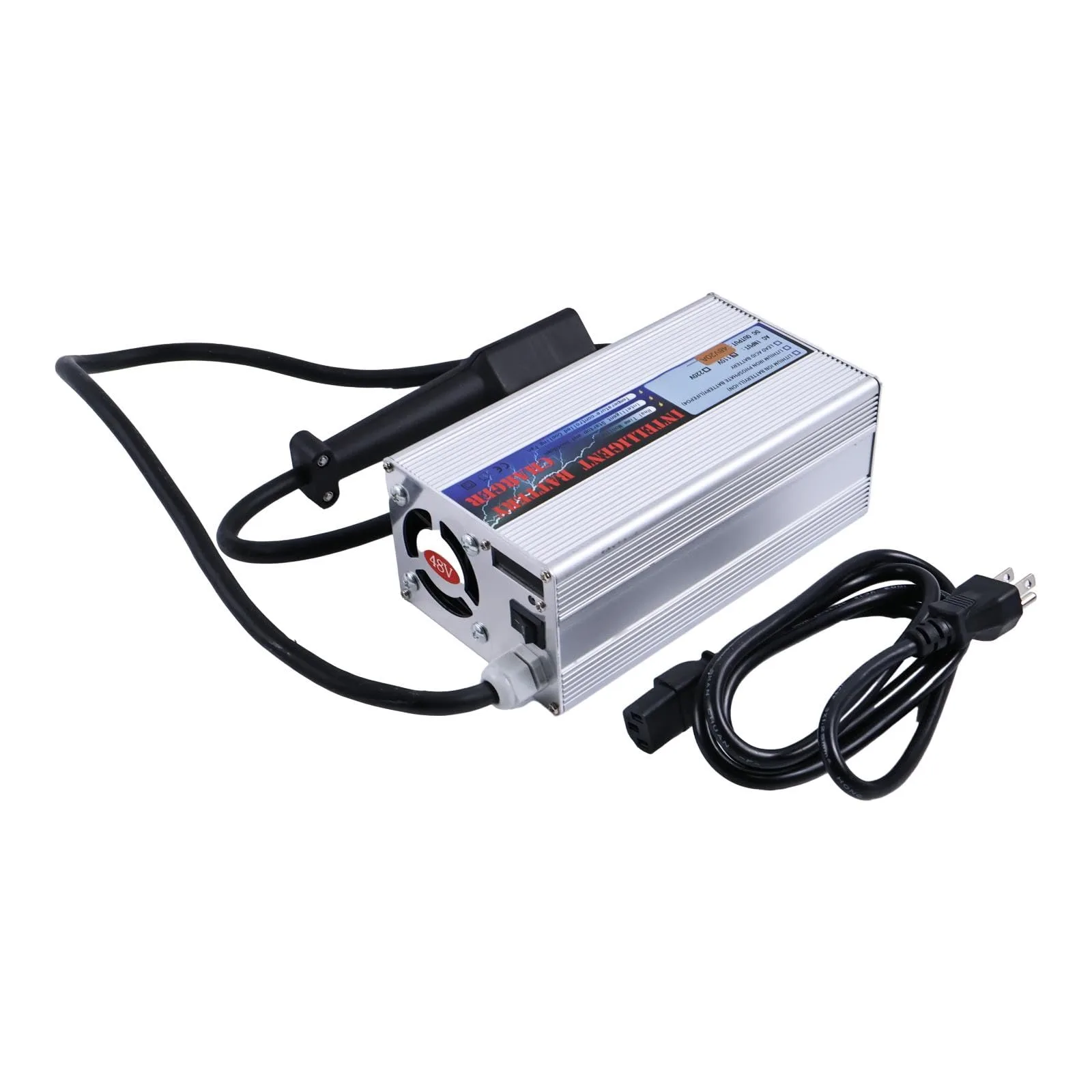 HOLDWELL 48V 20A Golf Cart Charger — 3‑Pin Plug for Yamaha Drive G29